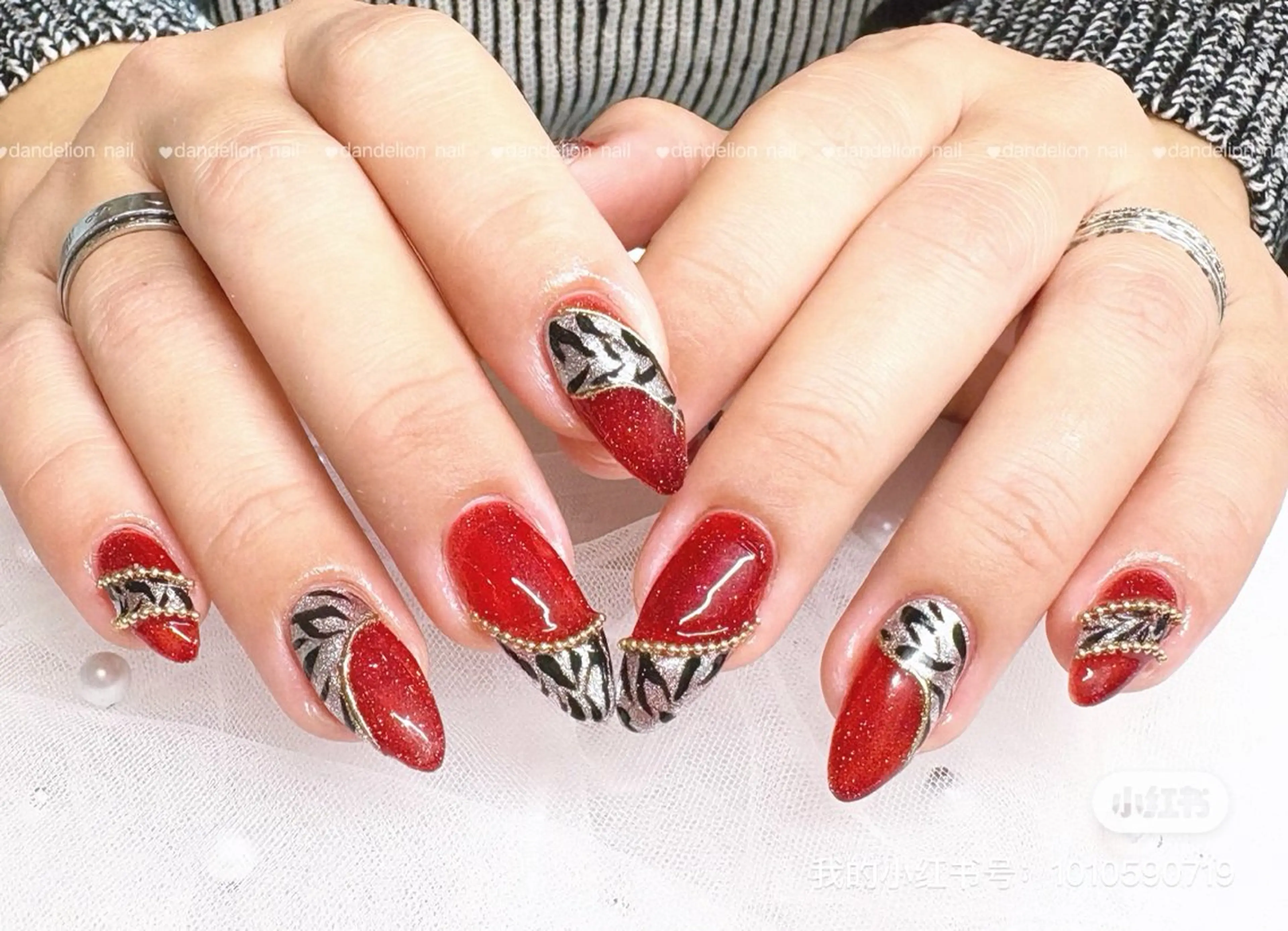 ネイル アートネイル ジェルネイル パラジェル ワンホンネイル ハンドネイル dandelion nail北千住のネイルデザイン