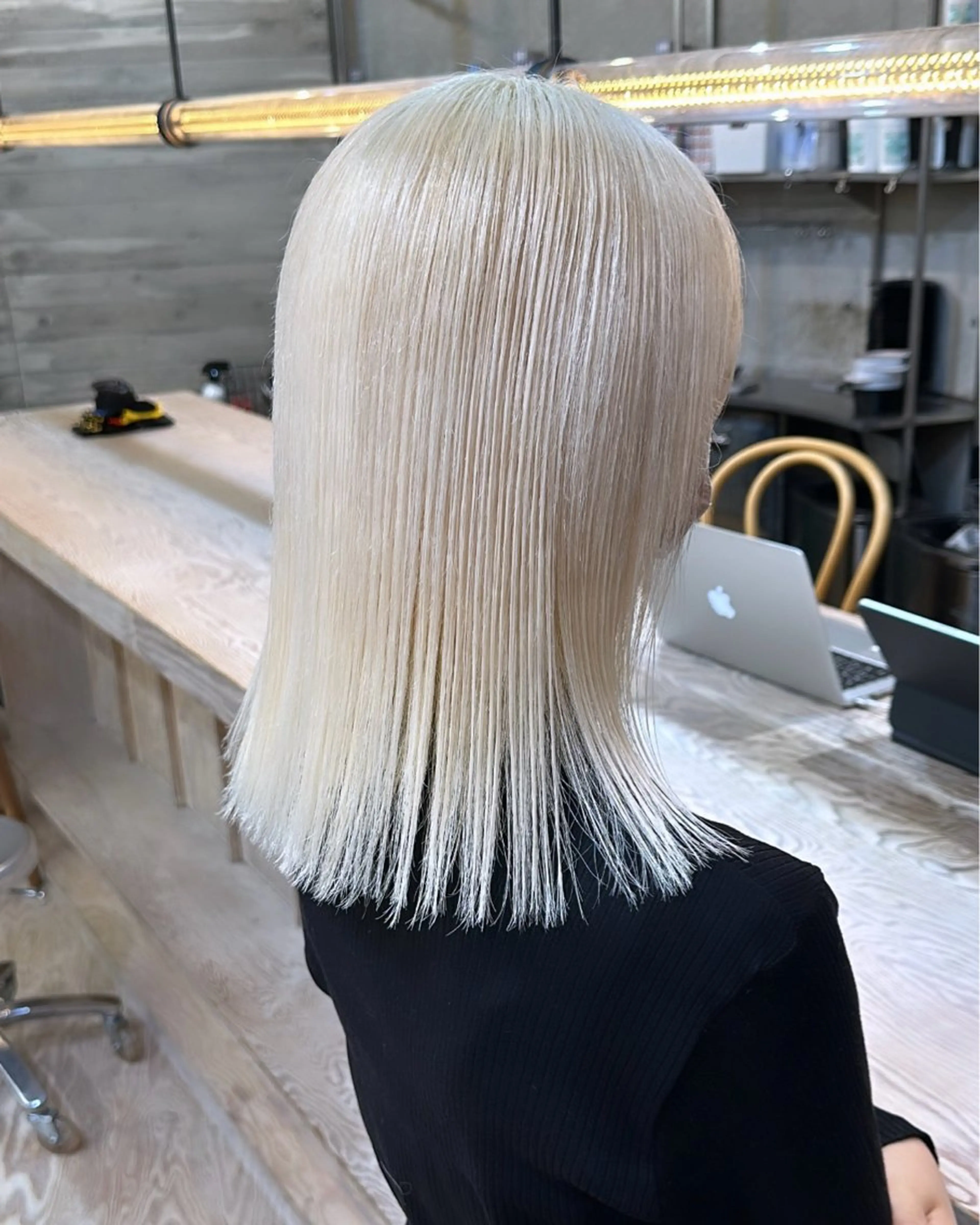 ミディアム カラー ヘアカラー トリートメント ササキカズマ〻透明感 〻色落ち〻赤み消しのヘアスタイル