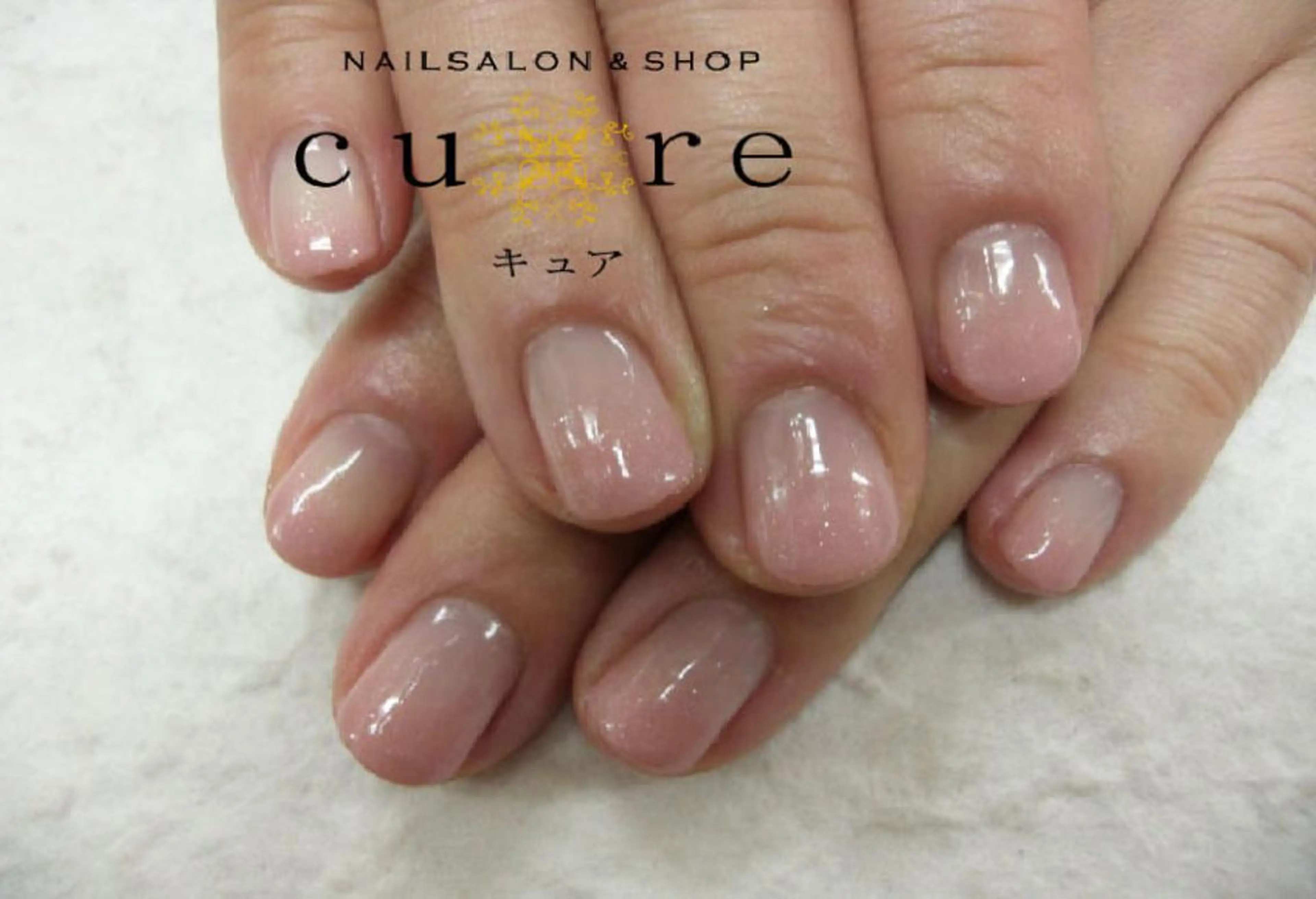 ショート ネイル ハンドネイル ネイルサロン Cureのネイルデザイン