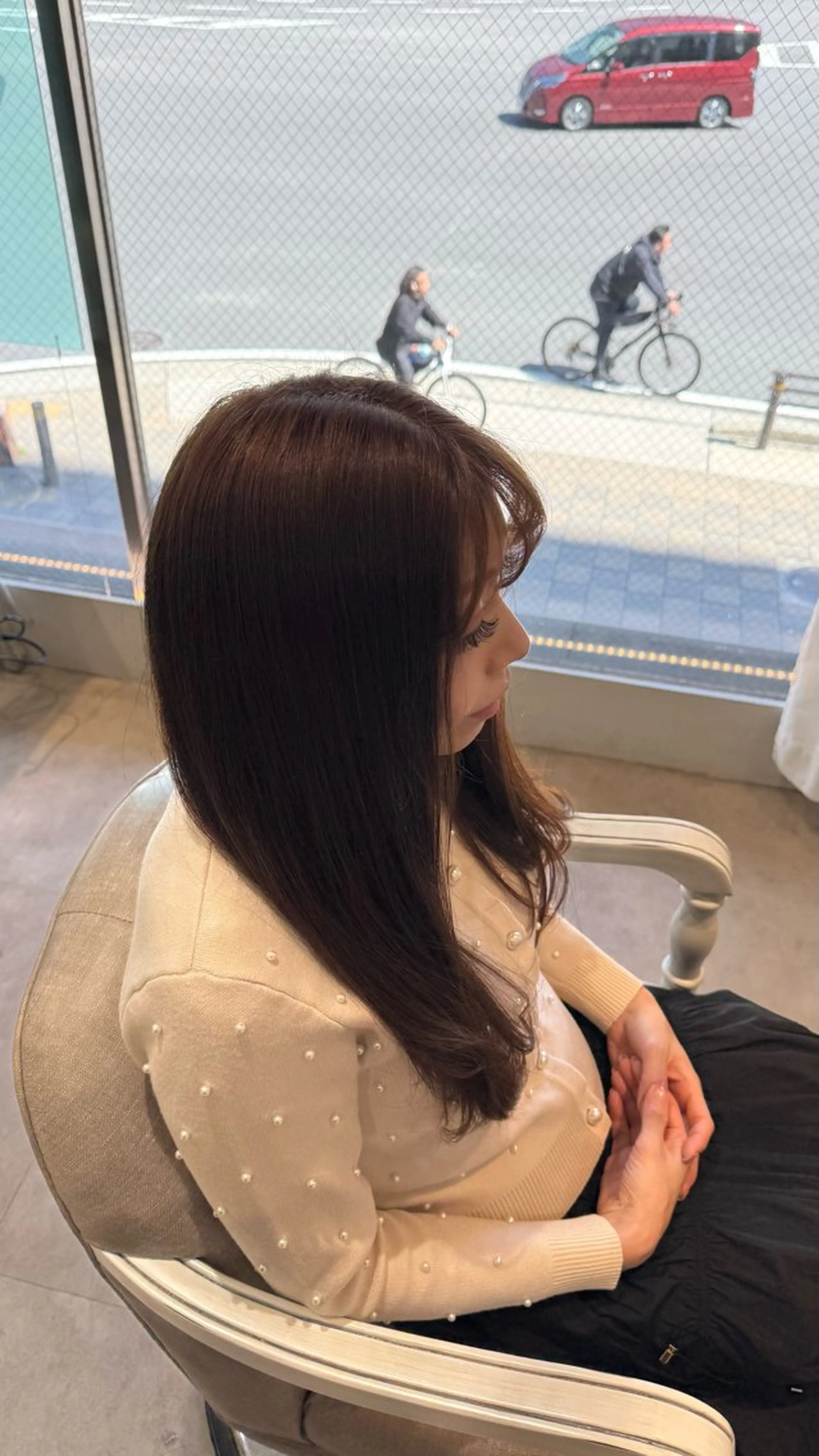 ロング カット ヘアカラー CreBiA -Rukiya-のヘアスタイル