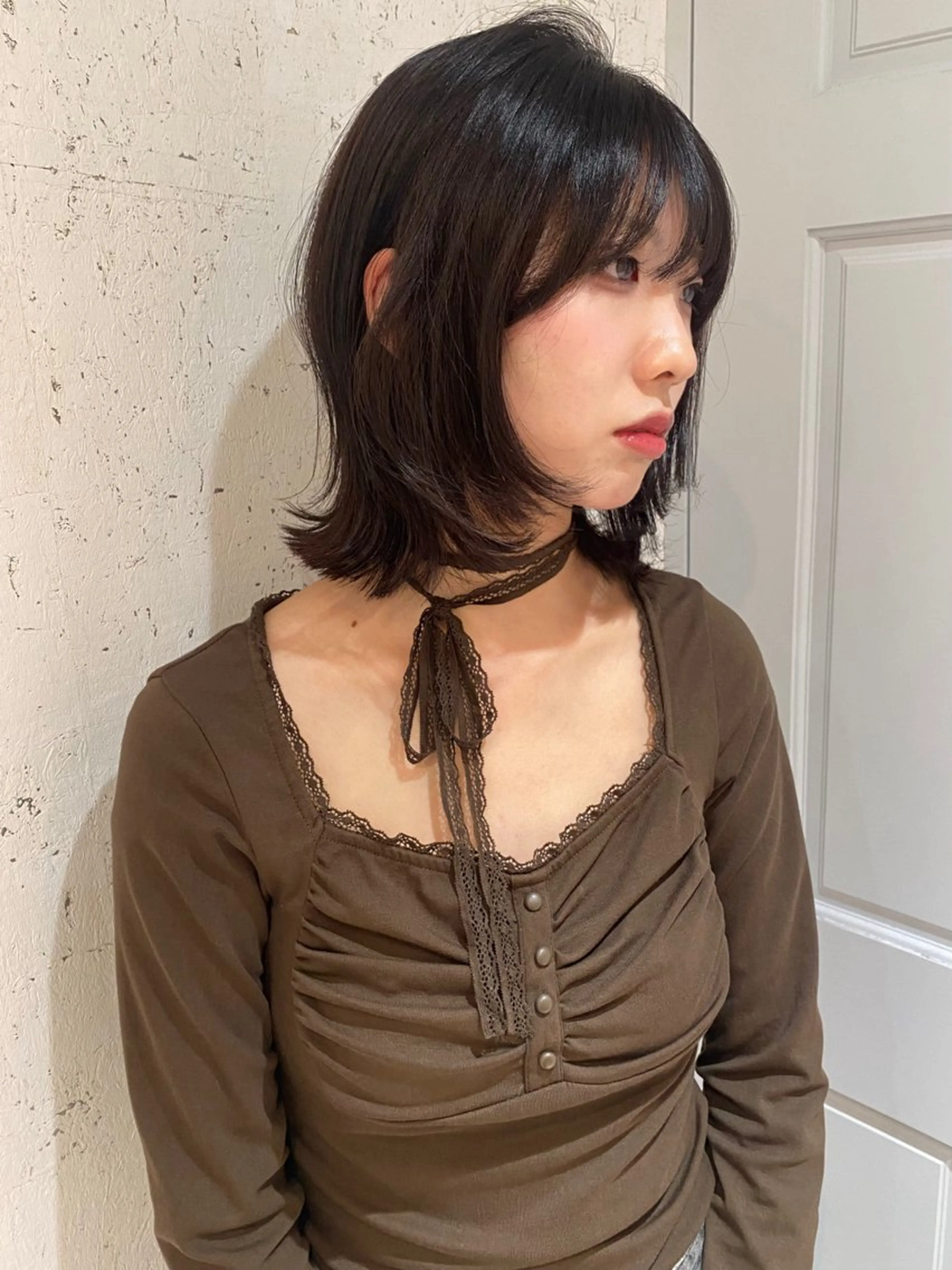 ミディアム カラー カット ヘアカラー トリートメント mai / linoah˚✧のヘアスタイル