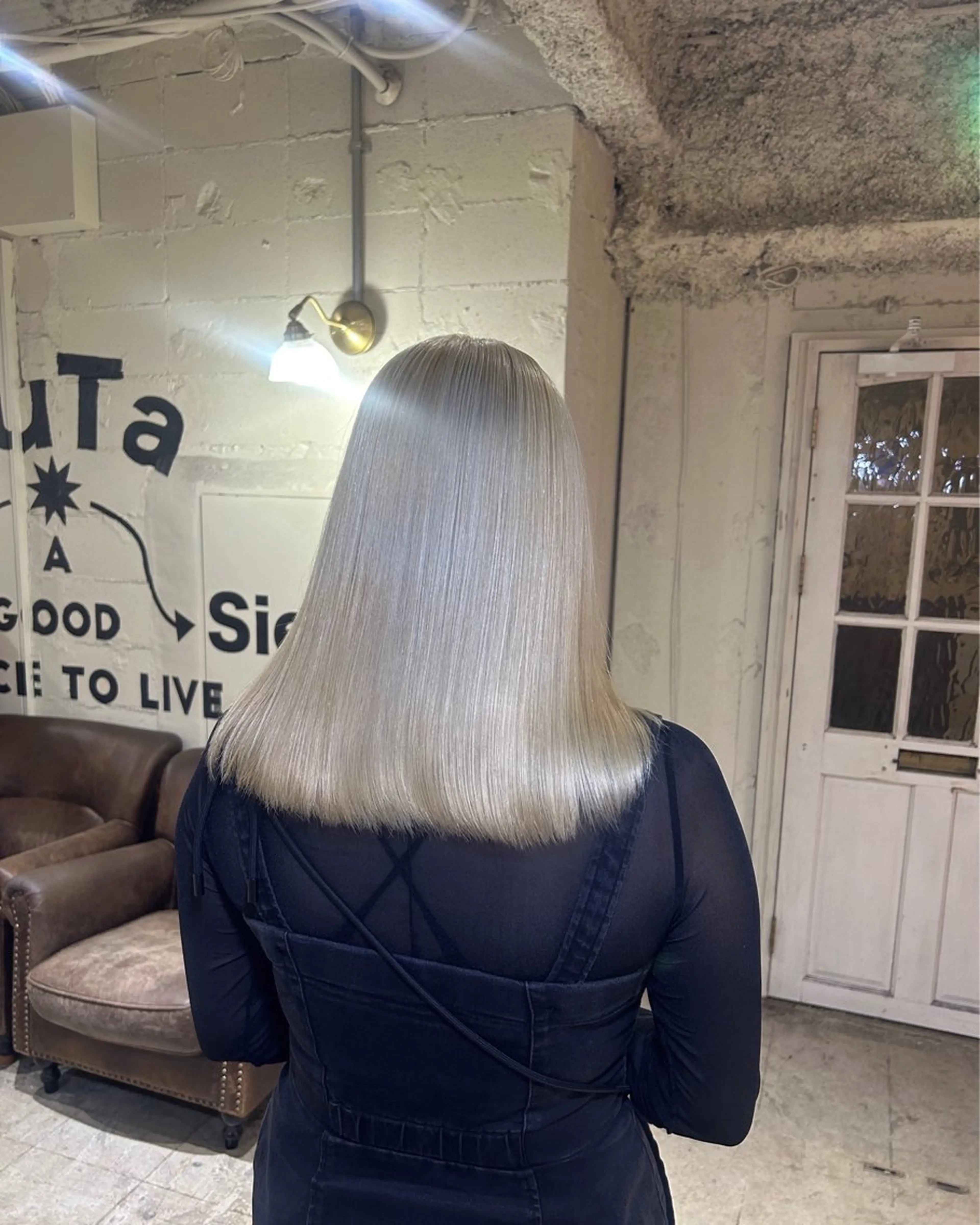 セミロング カラー ヘアカラー トリートメント ☁️透明感カラー☁️ Reikaのヘアスタイル