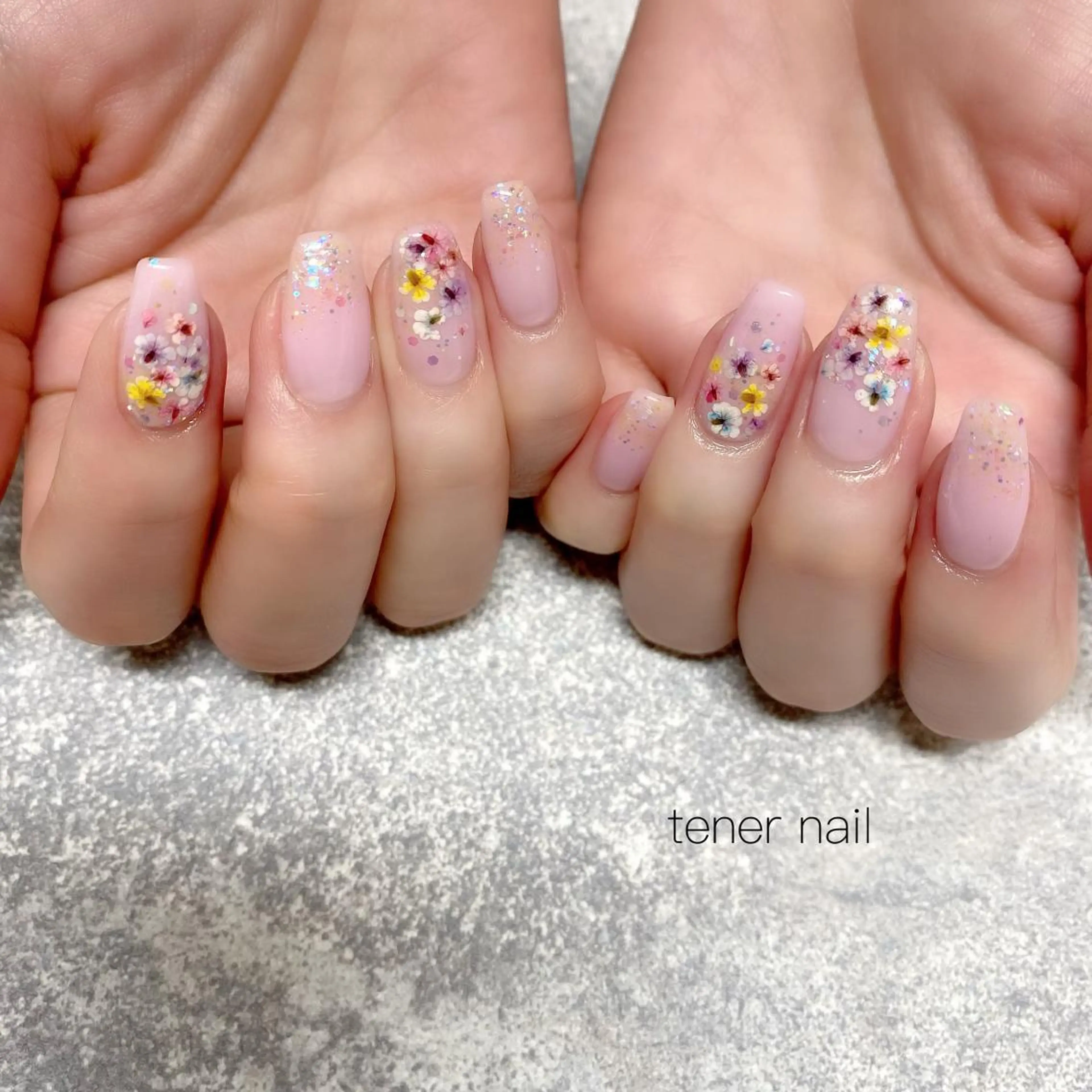 ネイル フラワーネイル tener  nail  テネルネイル所属・テネルネイル tener nailのネイルデザイン