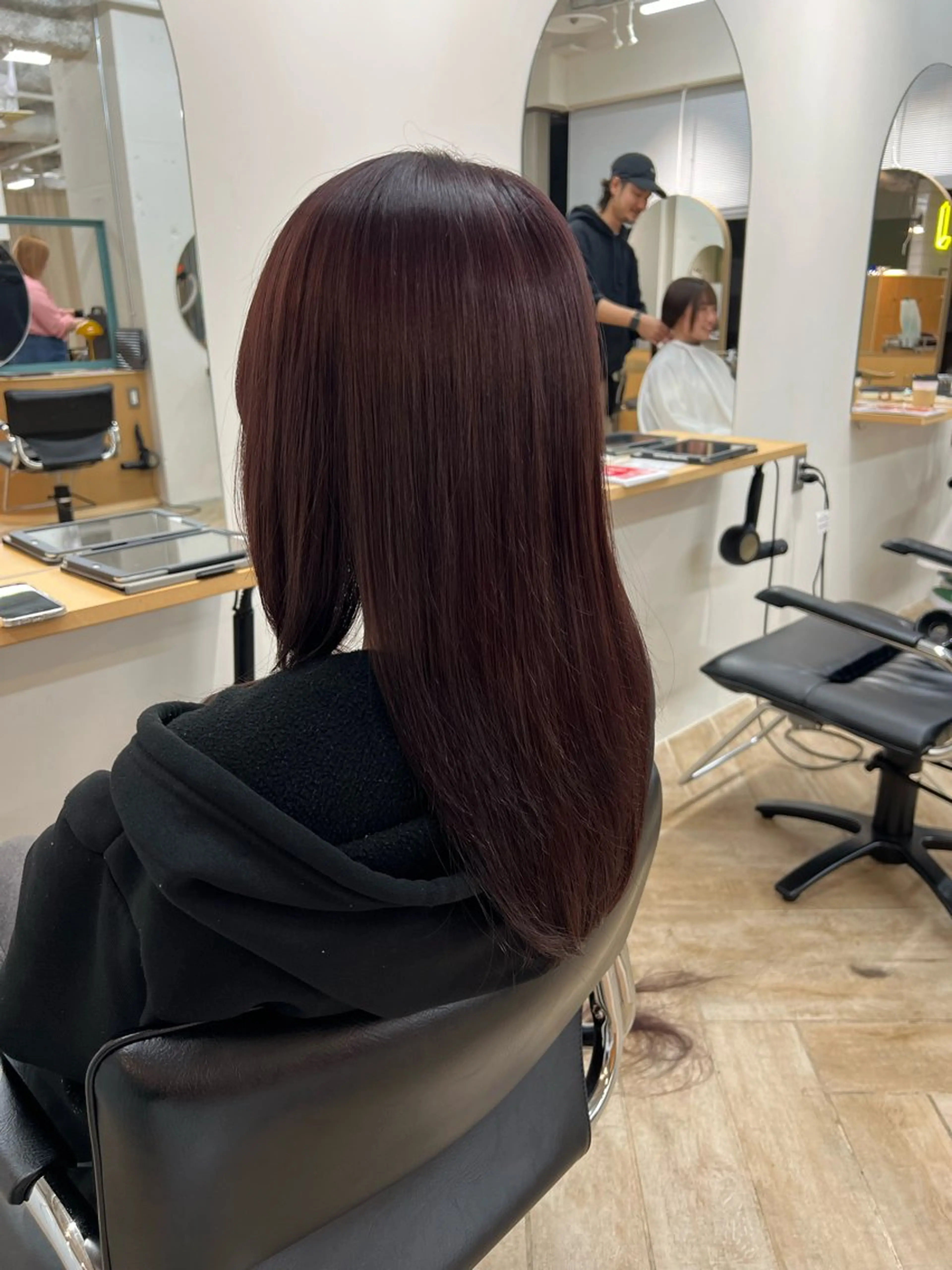 ミディアム カラー カット ヘアカラー トリートメント ベージュカラー 新潟/万代/井上佑のヘアスタイル