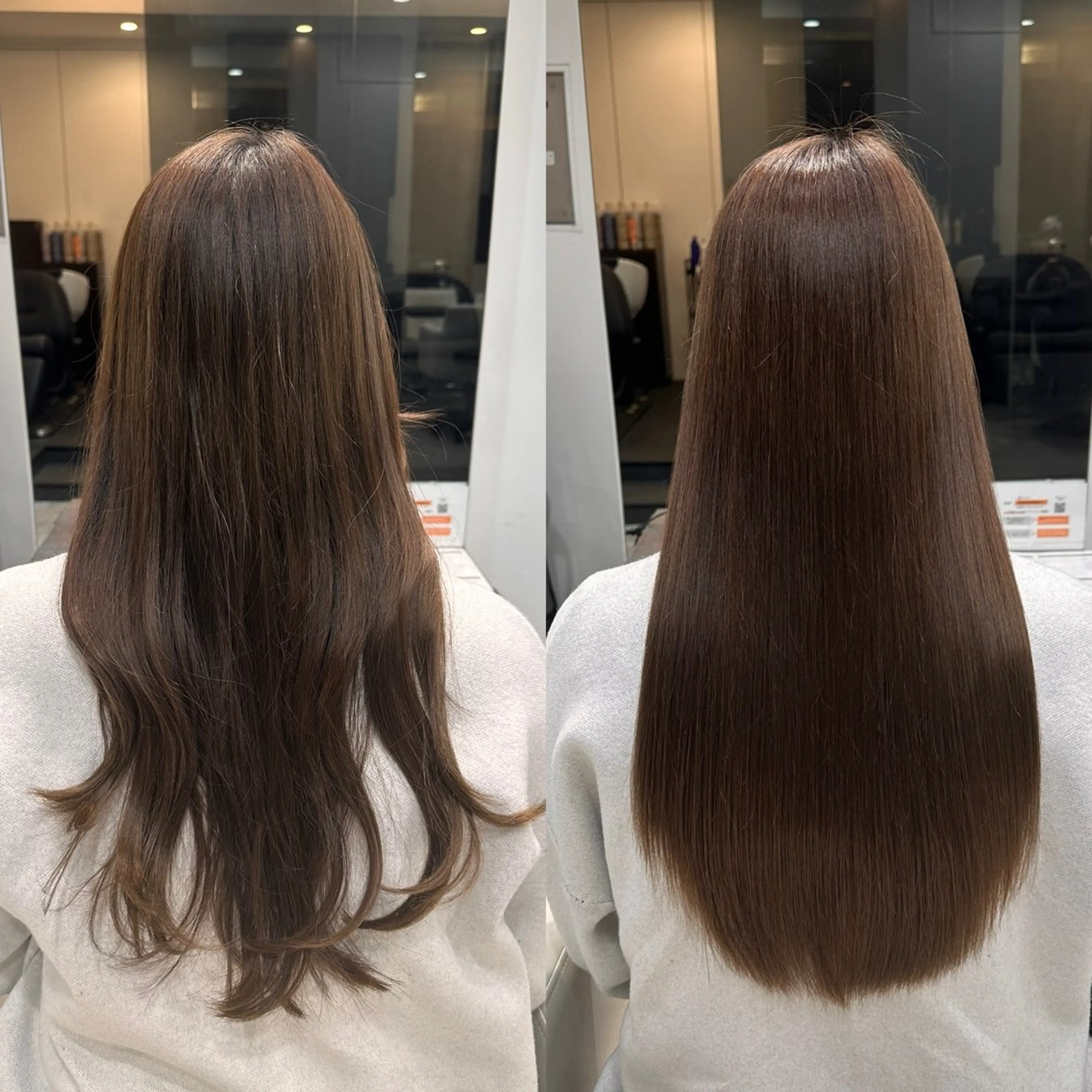 【人気No.2】縮毛矯正ストレート＋髪質改善トリートメント/¥36300→¥19500の写真