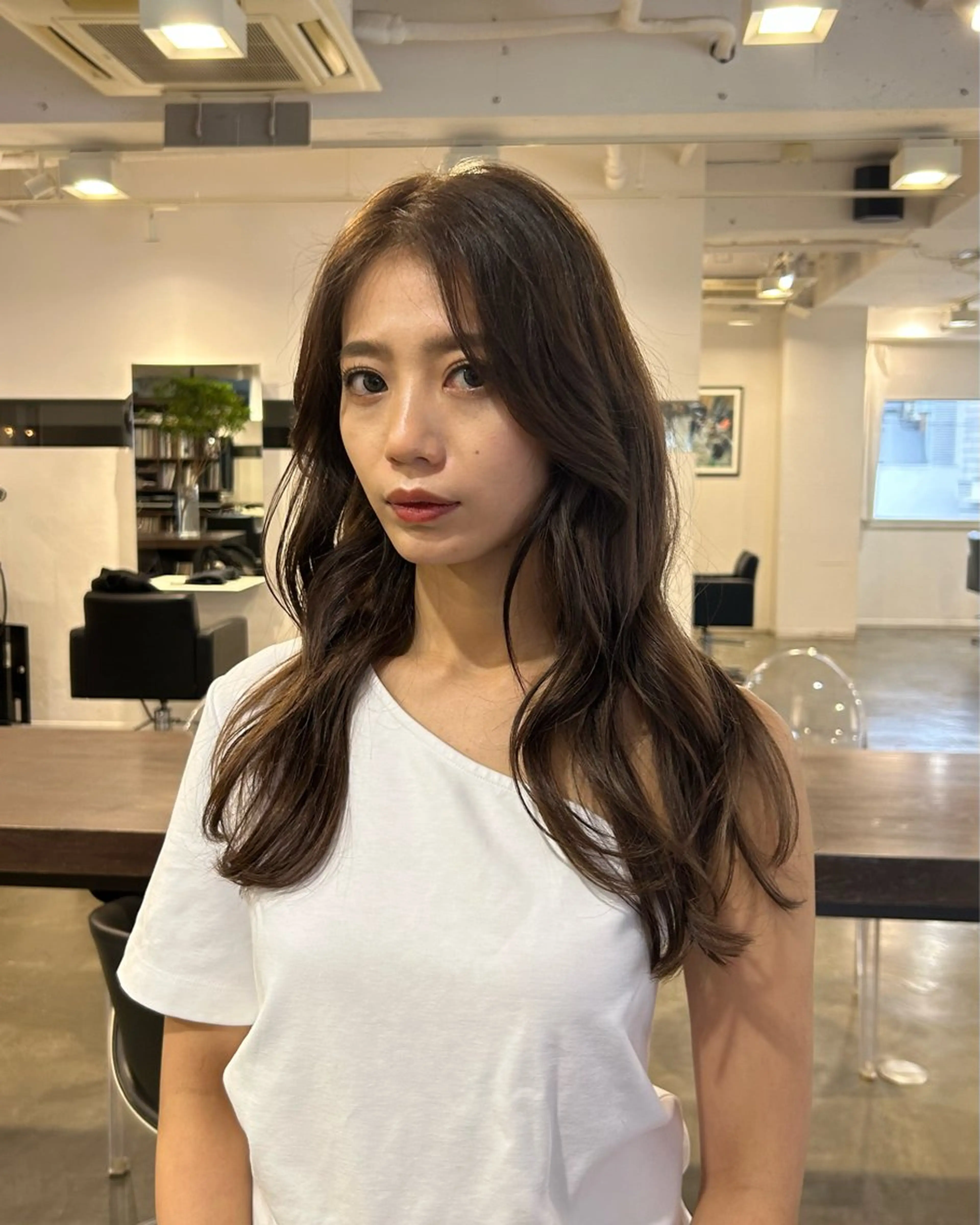 ロング コテ巻き風パーマ🫧 韓国パーマ反町海大のヘアスタイル