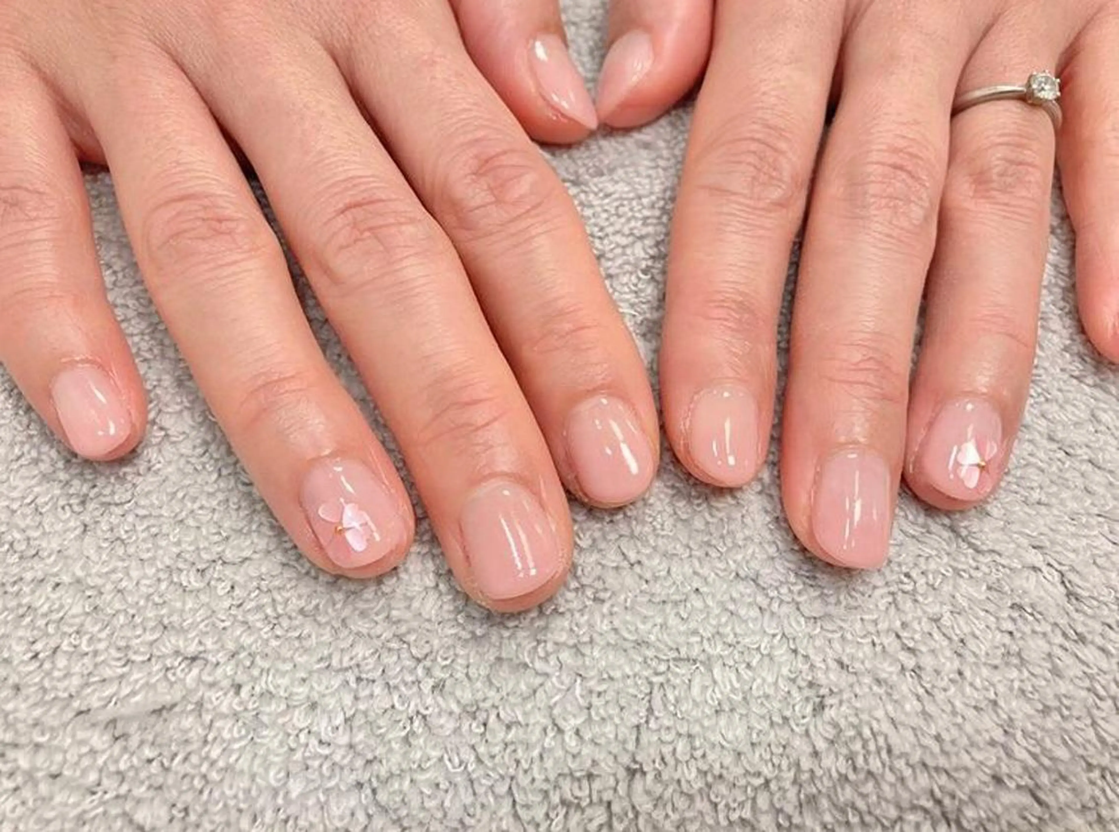 ネイル グラデーション ピンク Mojyam nail所属・松本 実咲のネイルデザイン