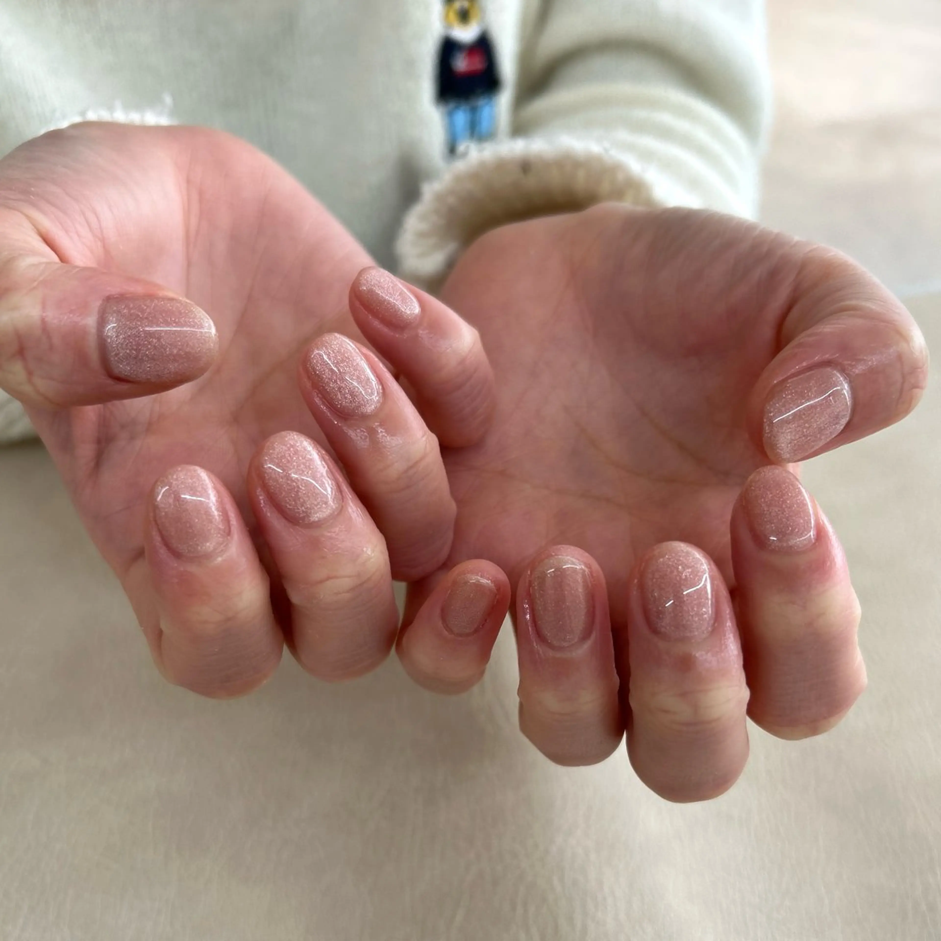 ⭐️マグネット⭐️(ベースはクリア、全面マグだし)【オフなし】ハンドのみ(パラジェル使用)の写真