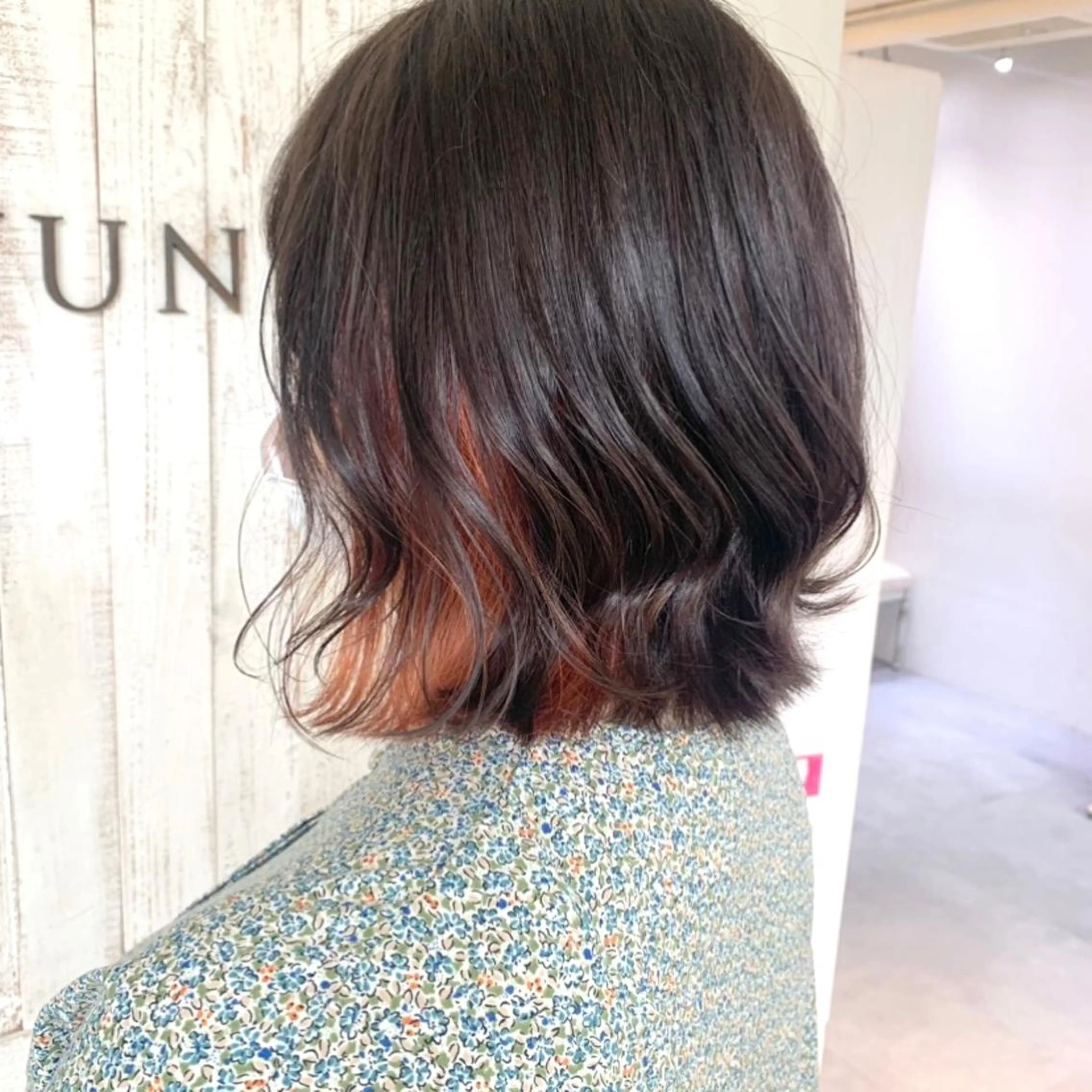 ミディアム カラー インナーカラー JYUNESU表参道所属・韓国ヘア🇰🇷🎀 透明感カラーのヘアスタイル