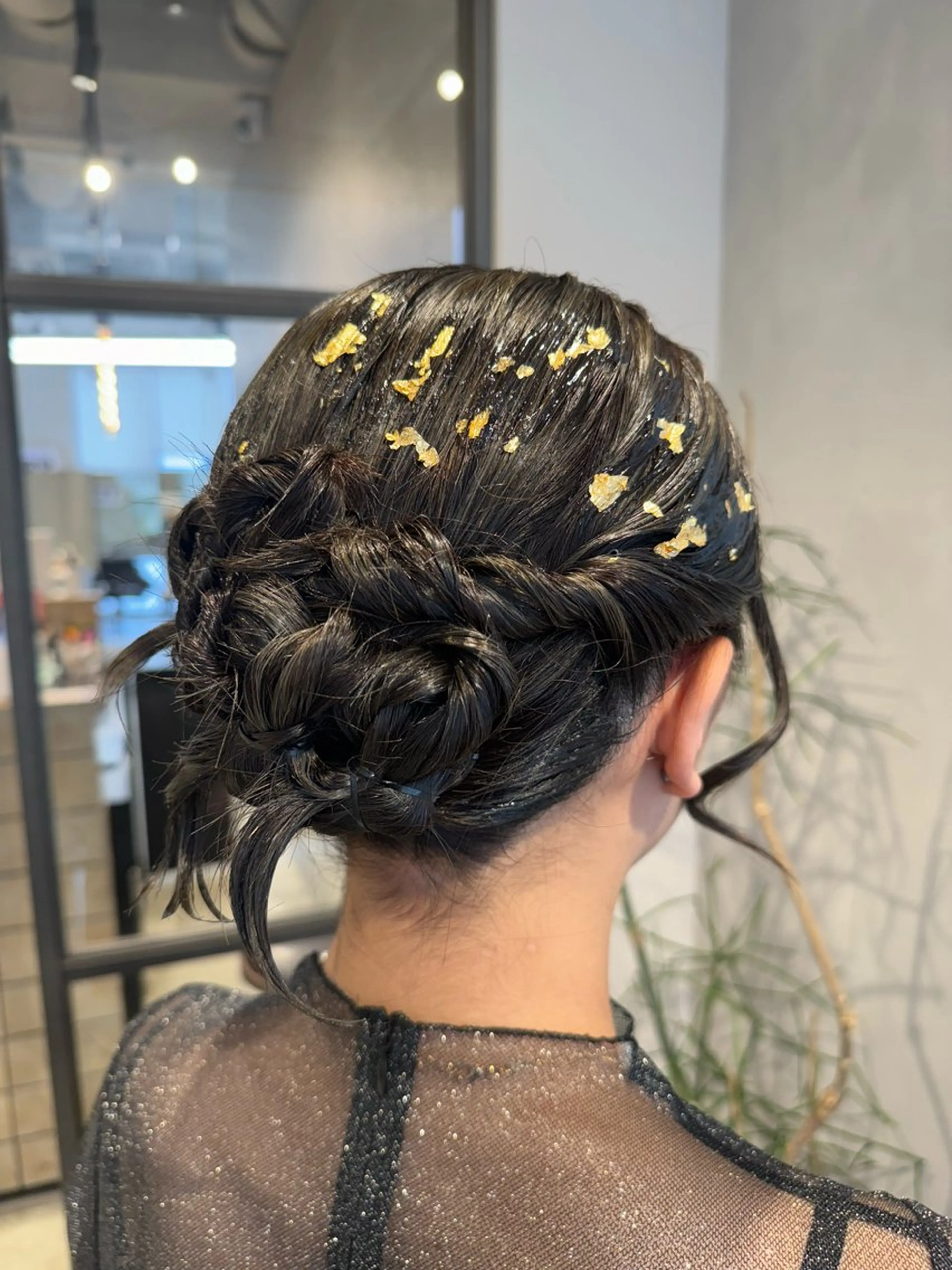 セミロング ヘアアレンジ 透明感カラー✨艶髪 制作🌱山根あゆみのヘアスタイル