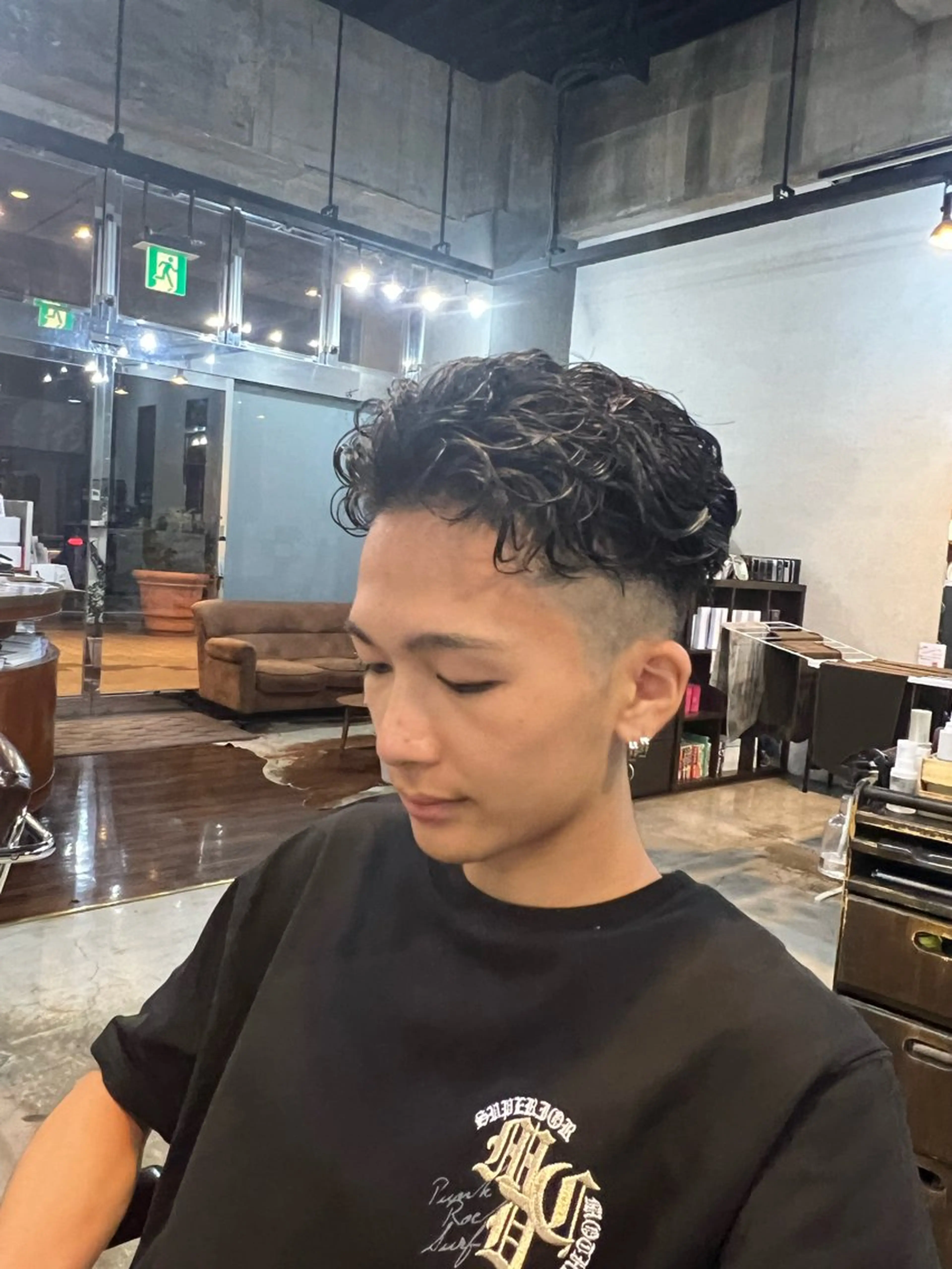 ショート パーマ メンズ メンズパーマ Men's NAM 八角のヘアスタイル