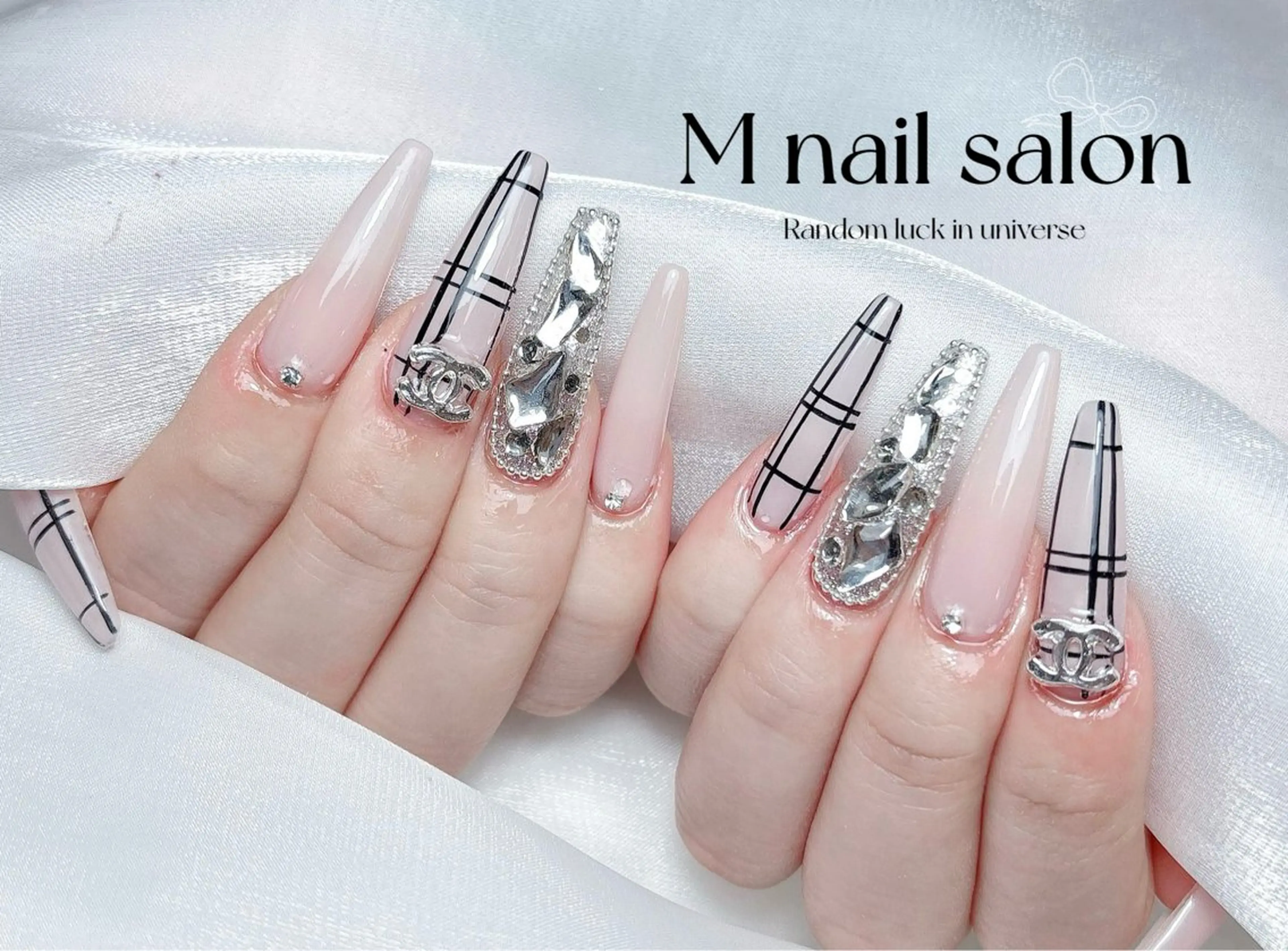 ネイル ハンドネイル M🌷nail 長さだし専門店のネイルデザイン