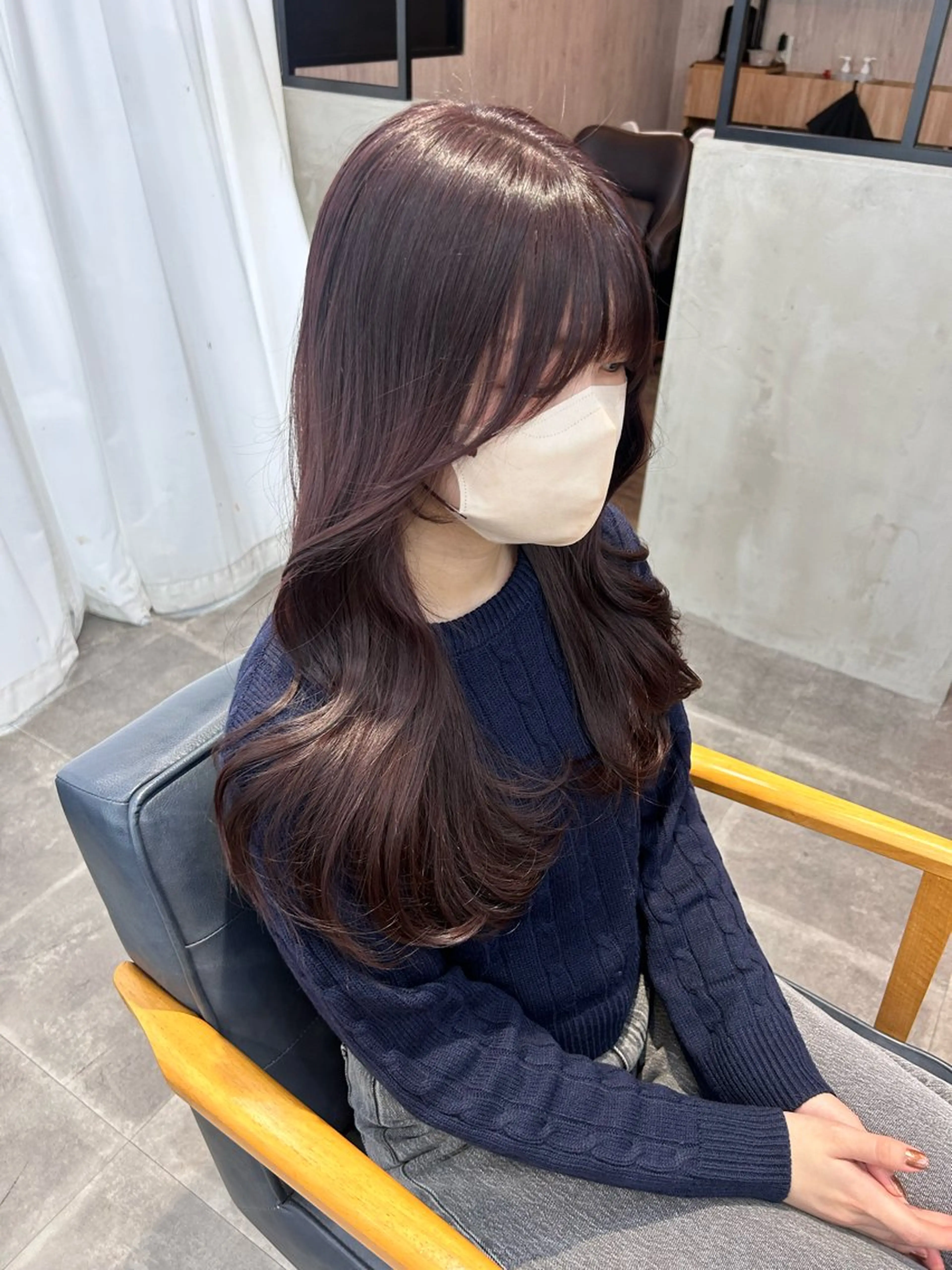 ロング カラー 韓国×髪質改善カラー 💎hinaのヘアスタイル