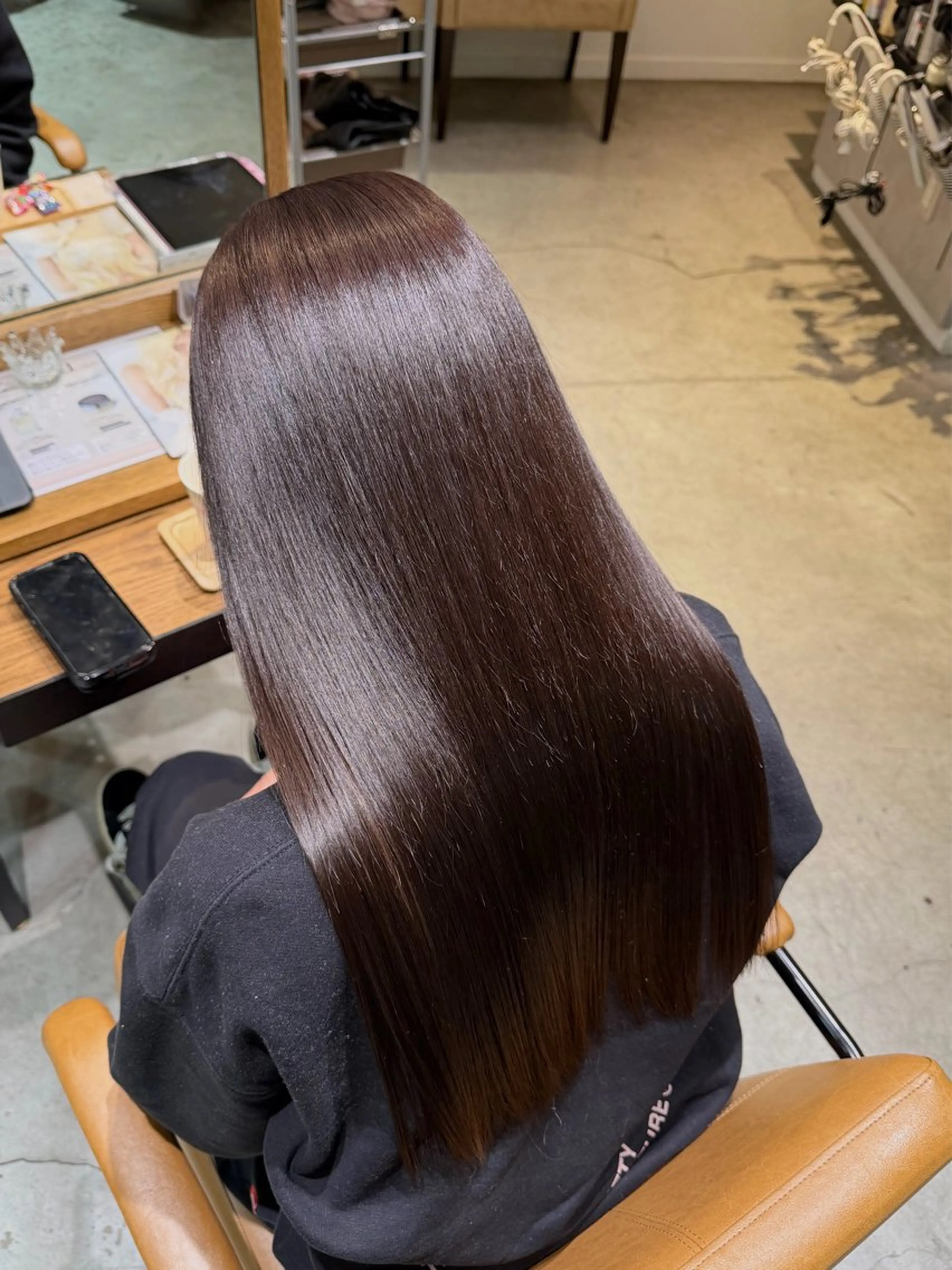 【艶髪GET🌟】カット➕髪質改善カラー➕オージュア4stepトリートメントの写真