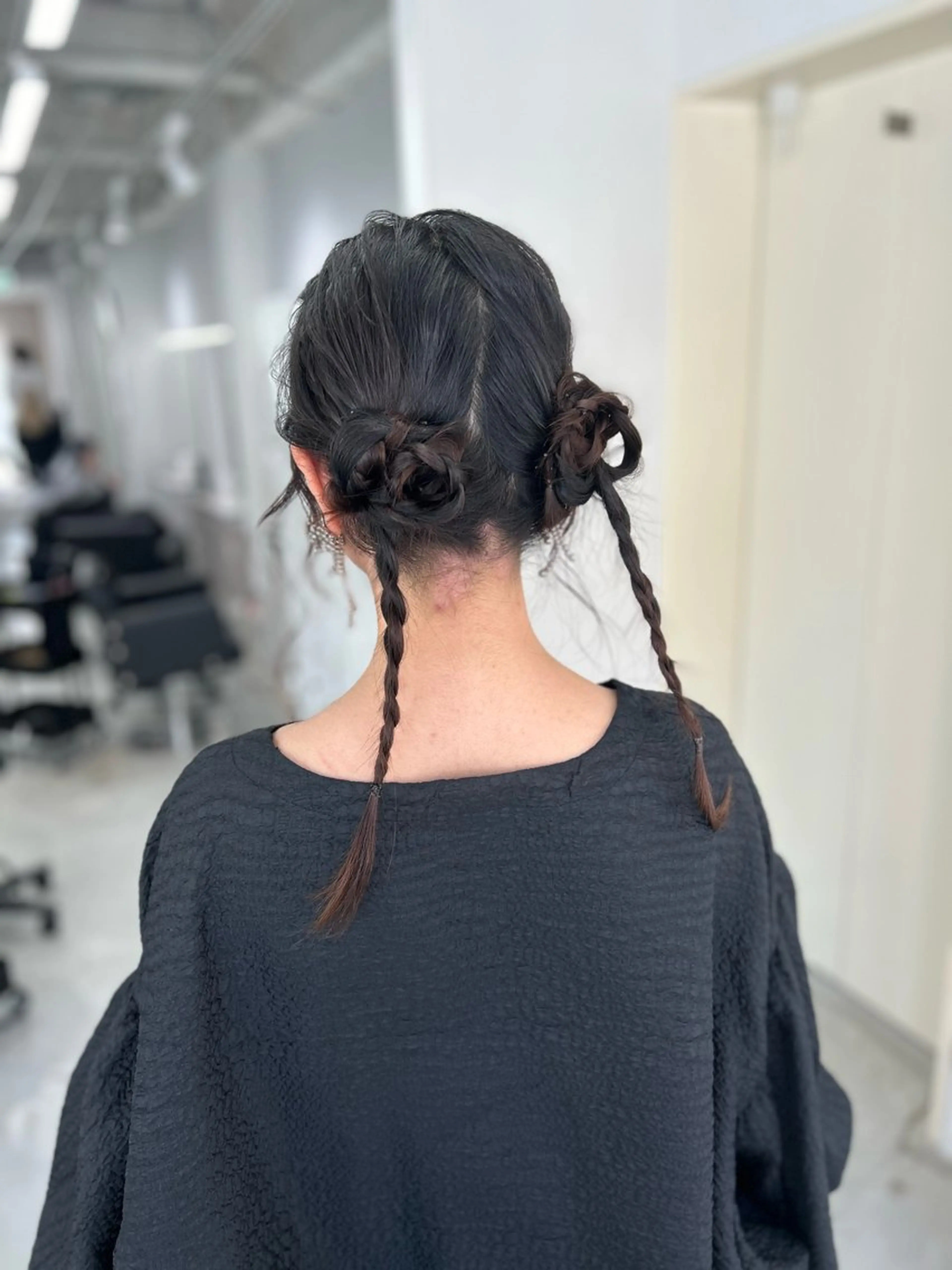 セミロング ヘアセット Gisel みらののヘアスタイル