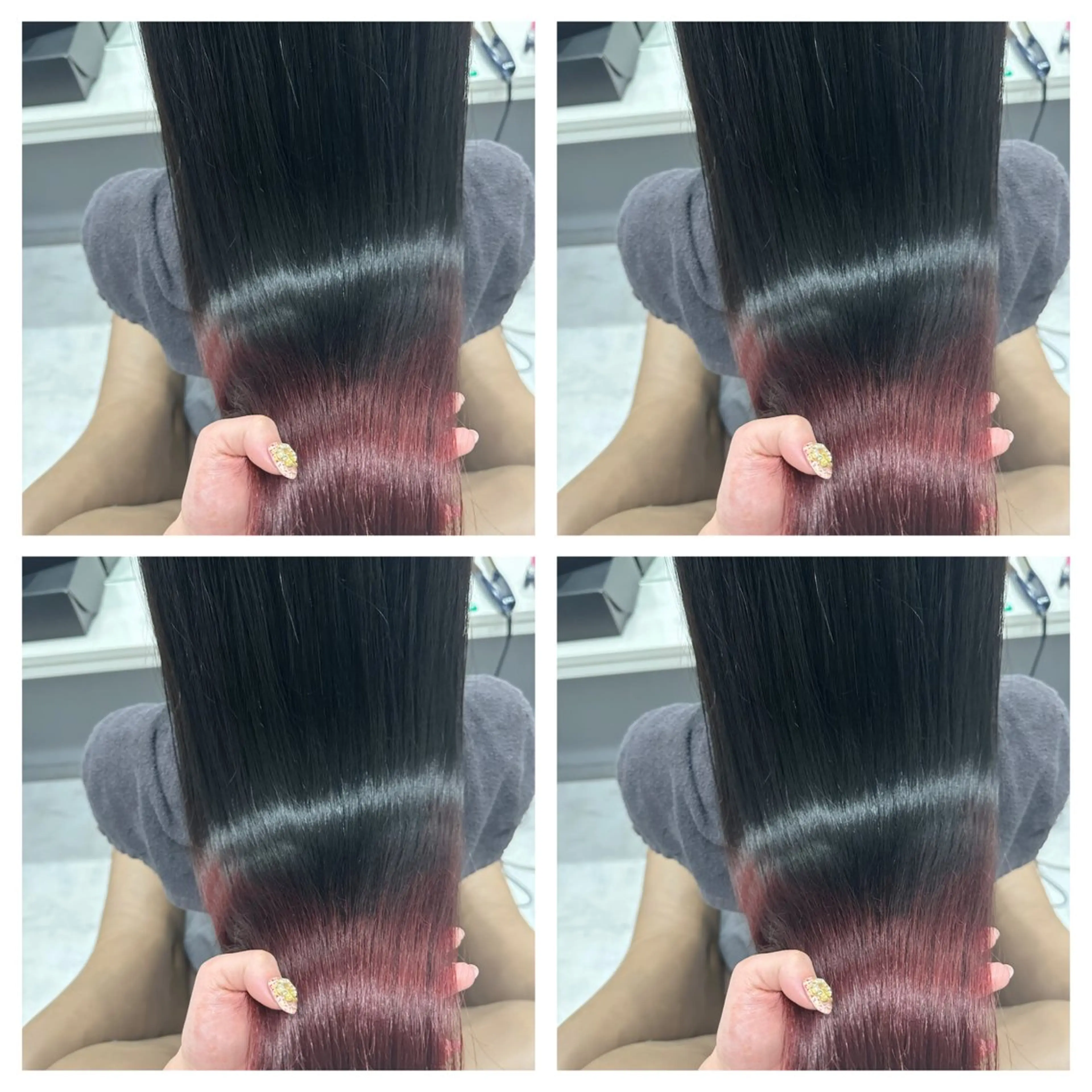 セミロング カラー ヘアアレンジ 🎀推し活ヘアー🎀 Yuuna🐰💖のヘアスタイル