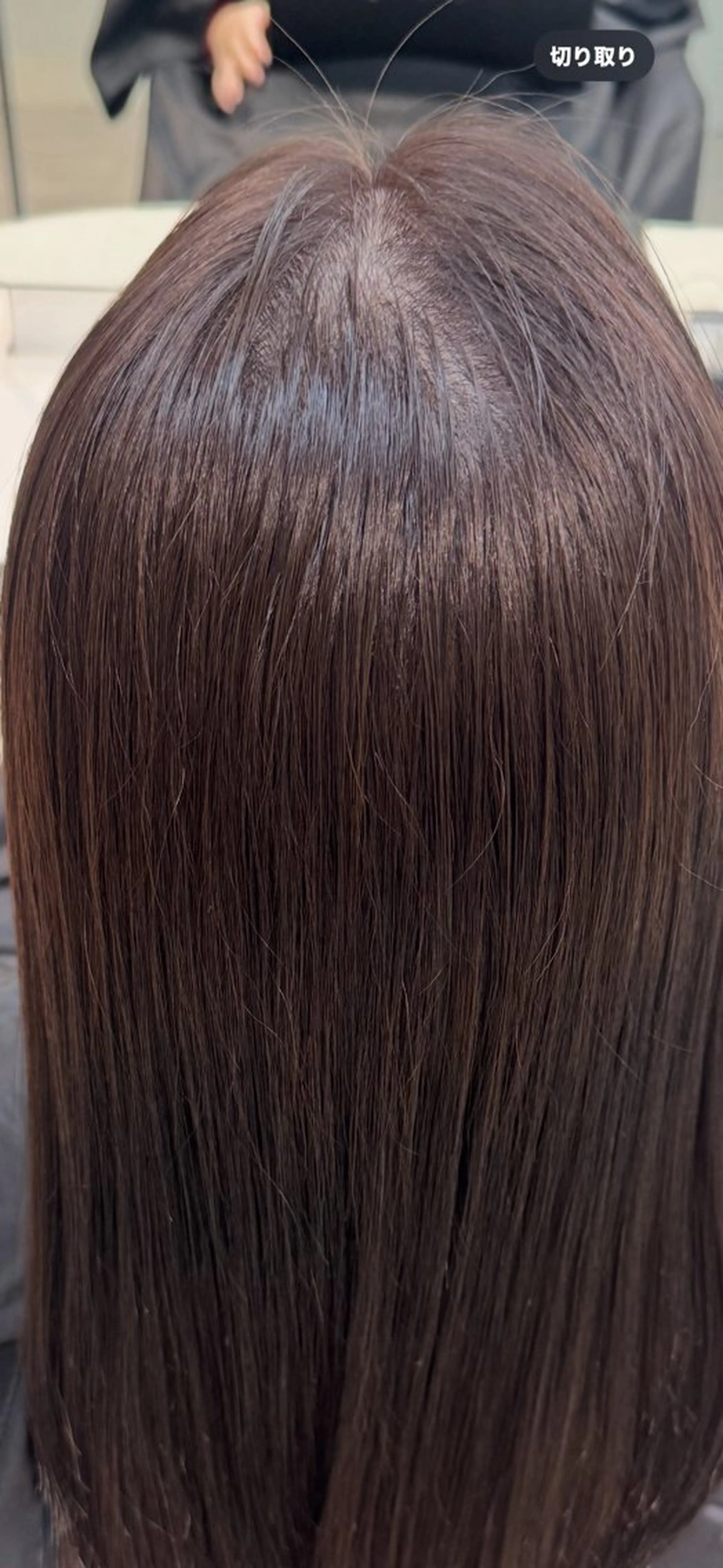 カラー ラベンダーカラー 芝 﨑のヘアスタイル