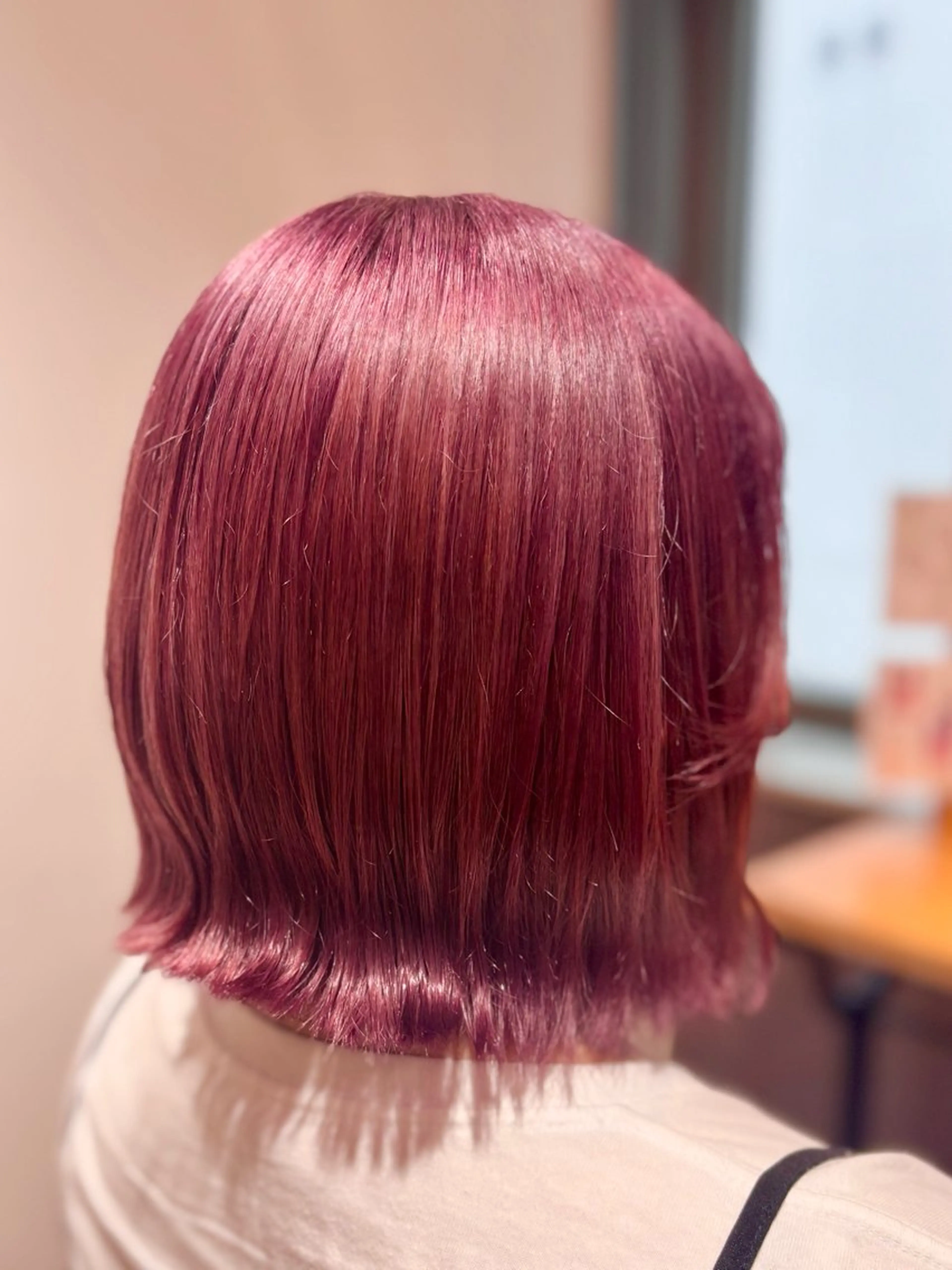 カラー ヘアアレンジ ブリーチ ケアブリーチ 透明感カラー ハイトーンカラー ピンクカラー Natural 札幌店所属・大西 かんなのヘアスタイル