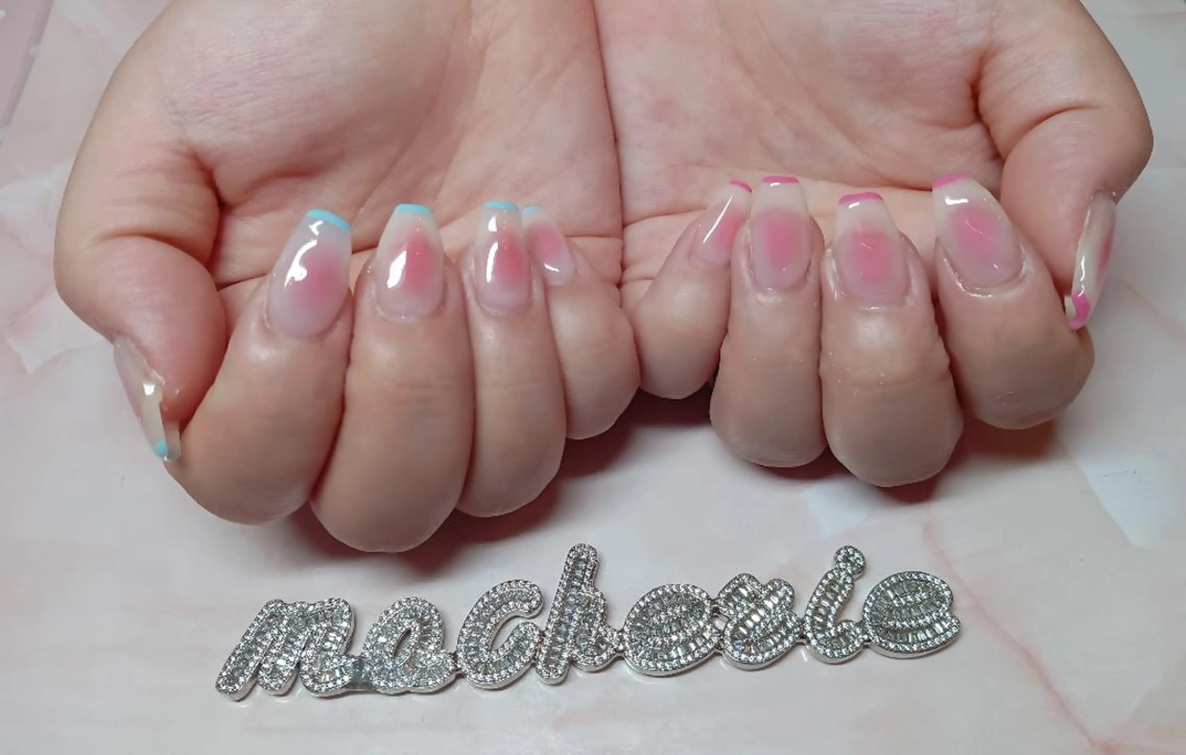 ネイル チークネイル フレンチネイル ハンドネイル Nail Salon macherieのネイルデザイン