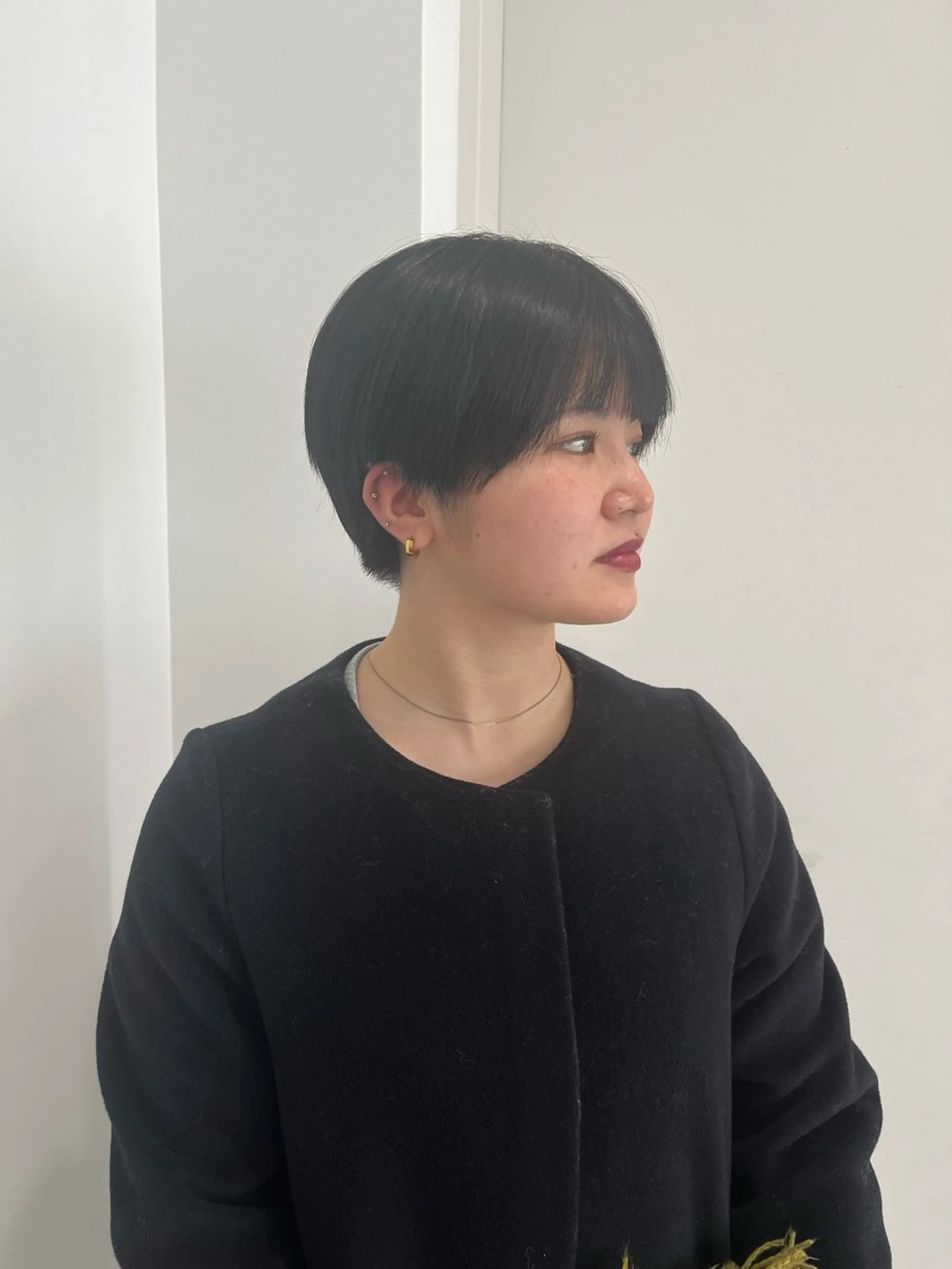 ショート 縮毛矯正/ハイトーン /パーマ/前原汐🎐のヘアスタイル