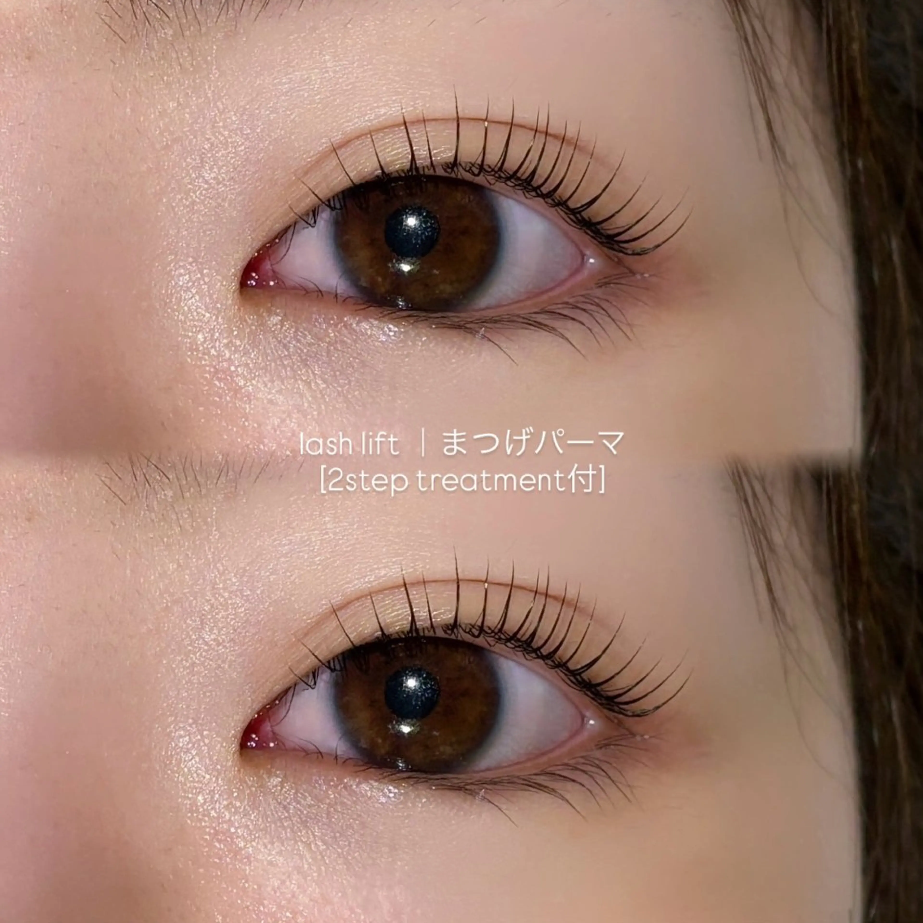 🪽⚪️‪《ミニモ学割U24》上まつげパーマ［メンズ🉑］の写真