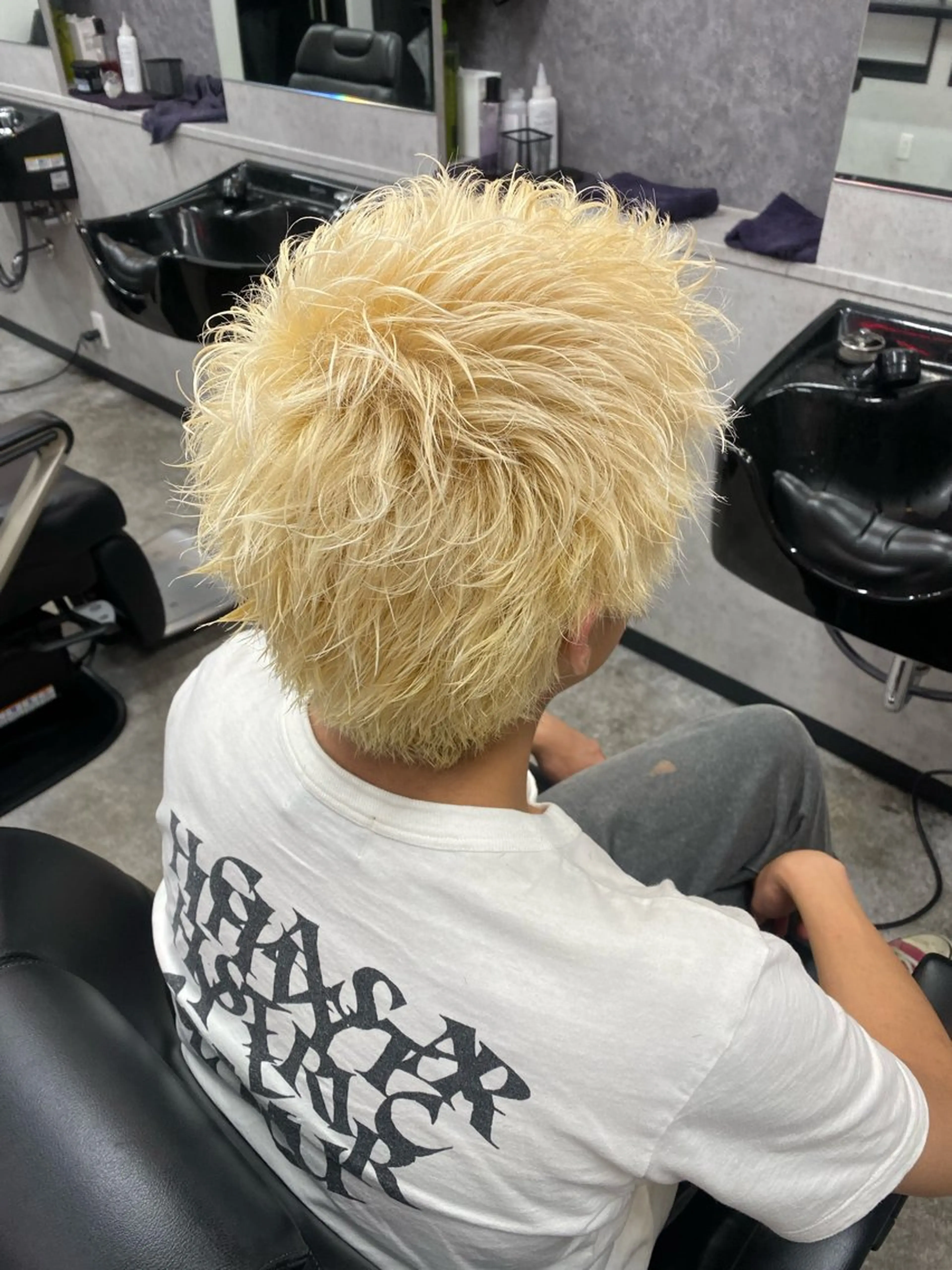 【メンズ限定】ブリーチ＋トリートメント＋ヘアセットの写真