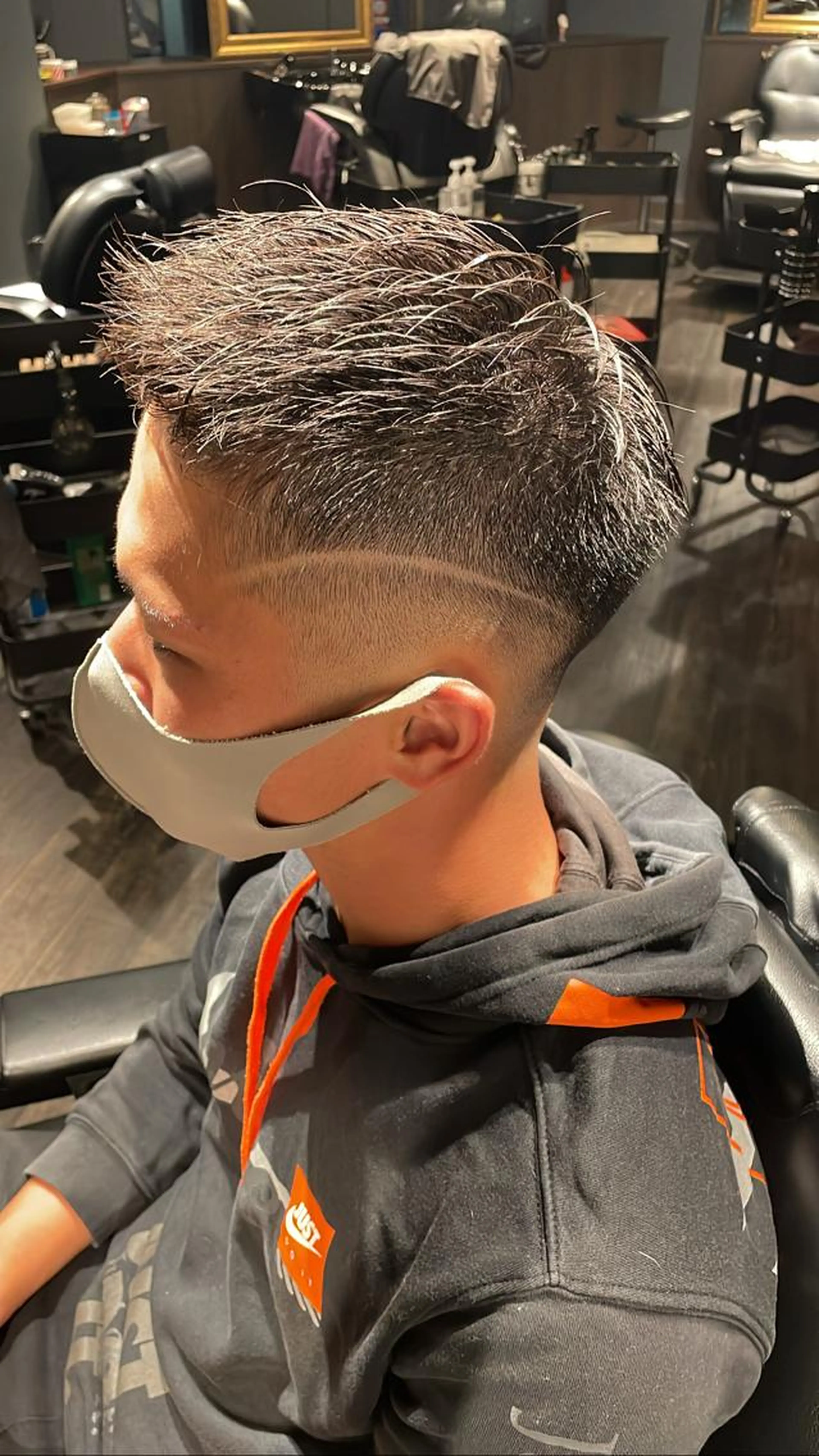 BARBERコース カット+フェード+シャンプー+シェービングの写真