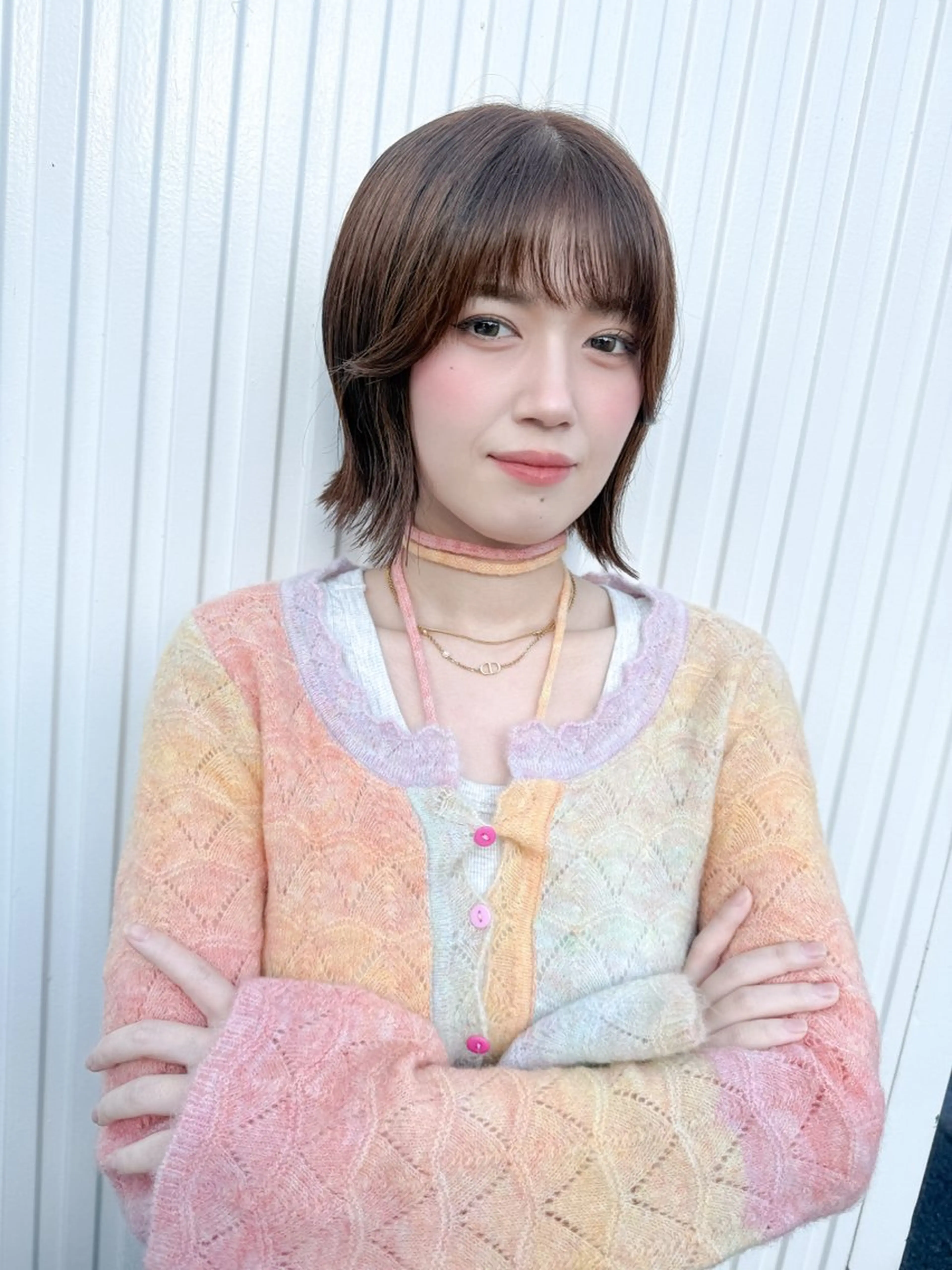 ショート ボブレイヤー ボブ 髪質改善 韓国風ヘア レイヤーカット ボブ・韓国レイヤー・ くびれボブ・内藤康太のヘアスタイル