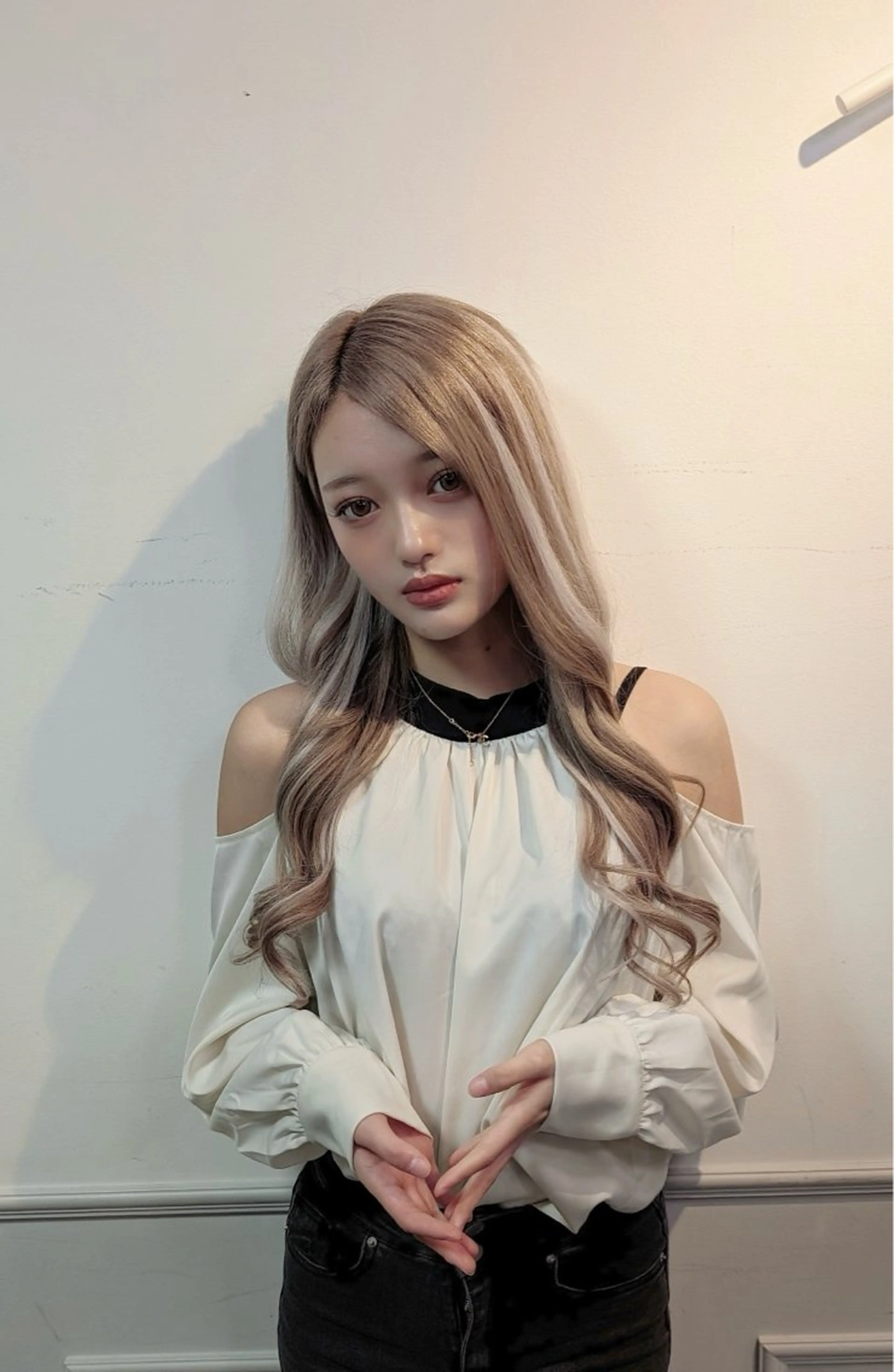 ロング エクステ ハイライト 🪽ハネエクステ🪽 羽エクステKENJIのヘアスタイル