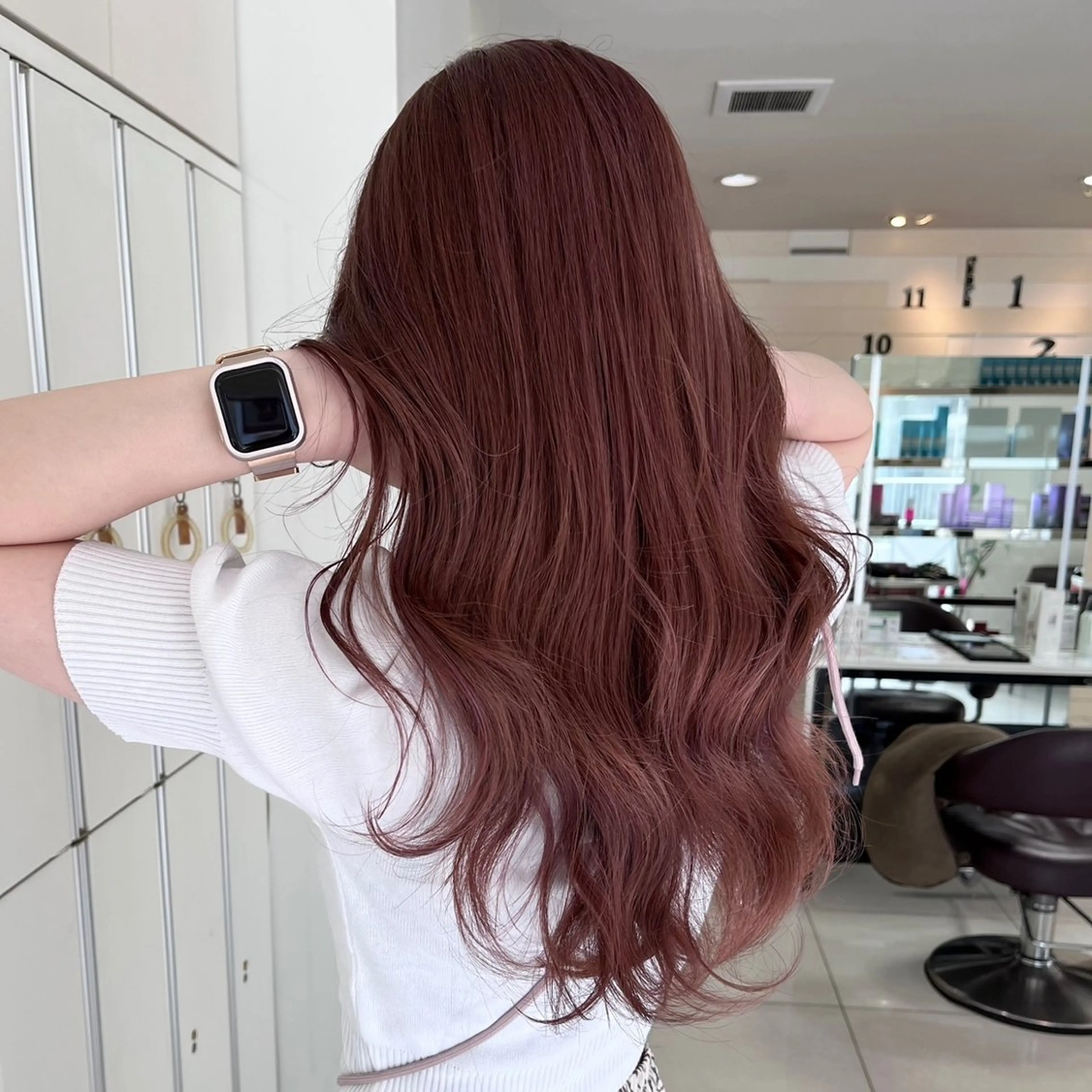 カラー ユイナ 🕊NaVI ベージュ/透明感のヘアスタイル