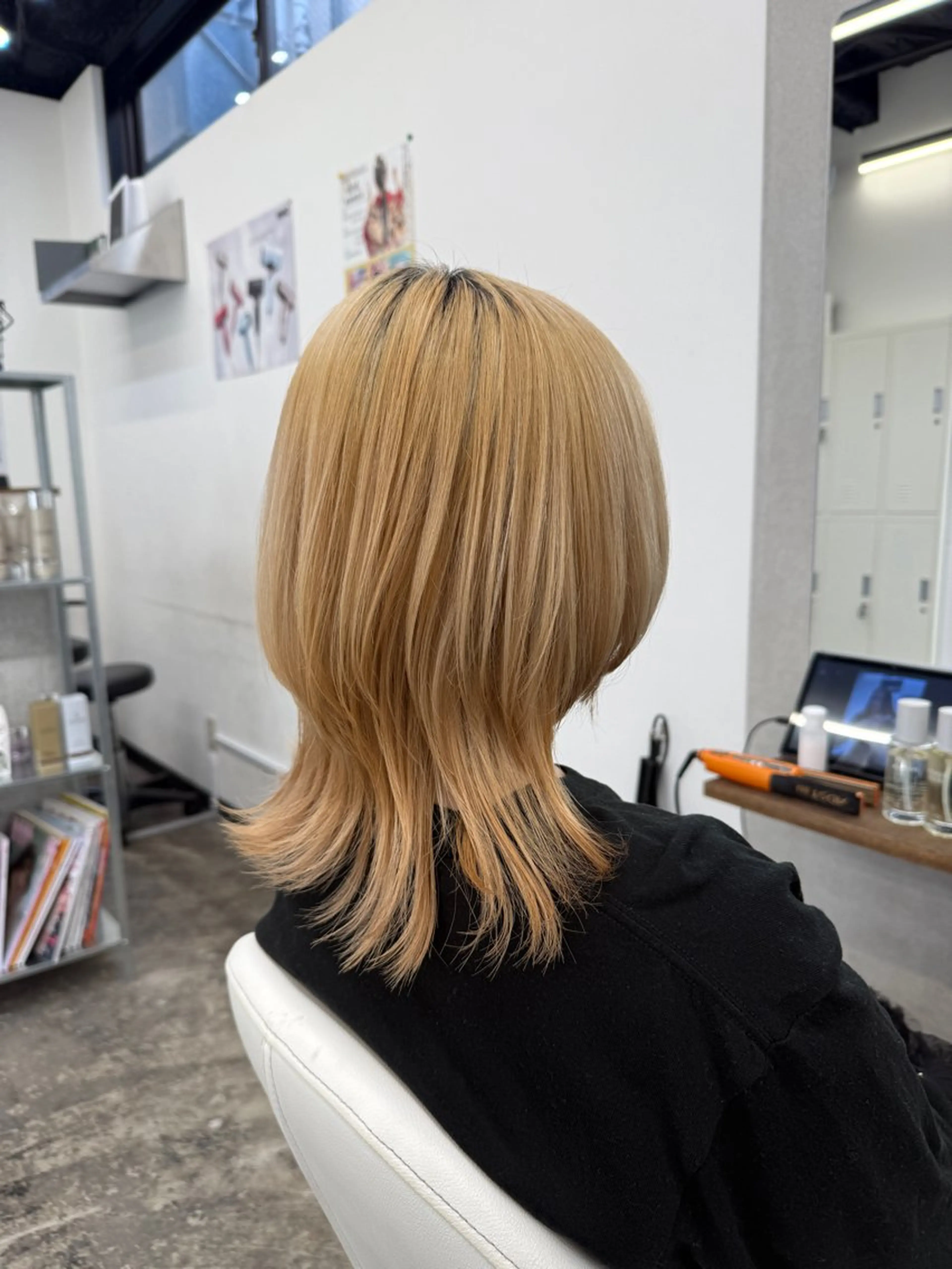 ミディアム カット カット¥1100 / 𝙍𝙪𝙣𝙖⟡.のヘアスタイル