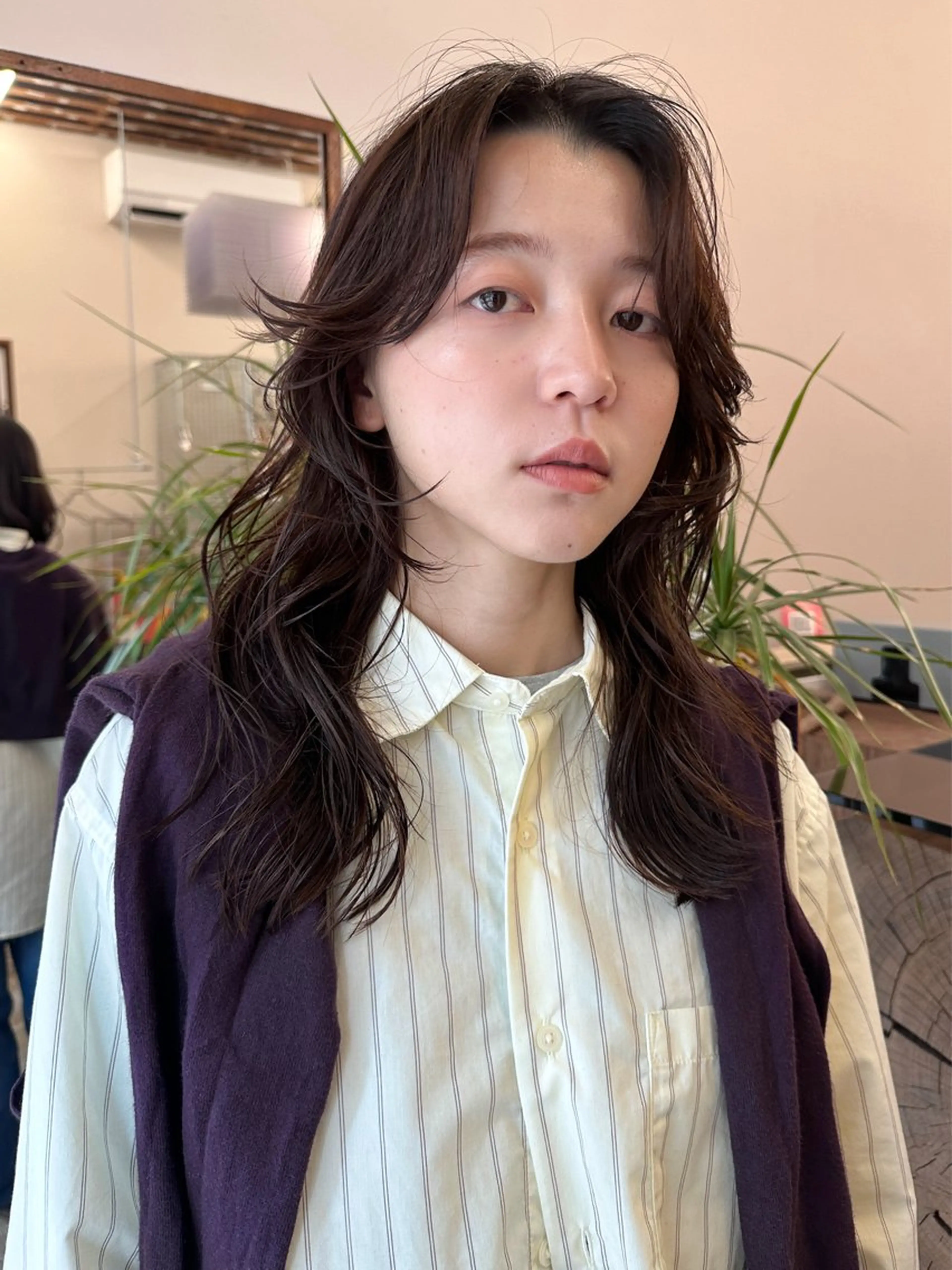 セミロング カラー カット ヘアカラー トリートメント 🐏nao /レイヤーカット🐏のヘアスタイル