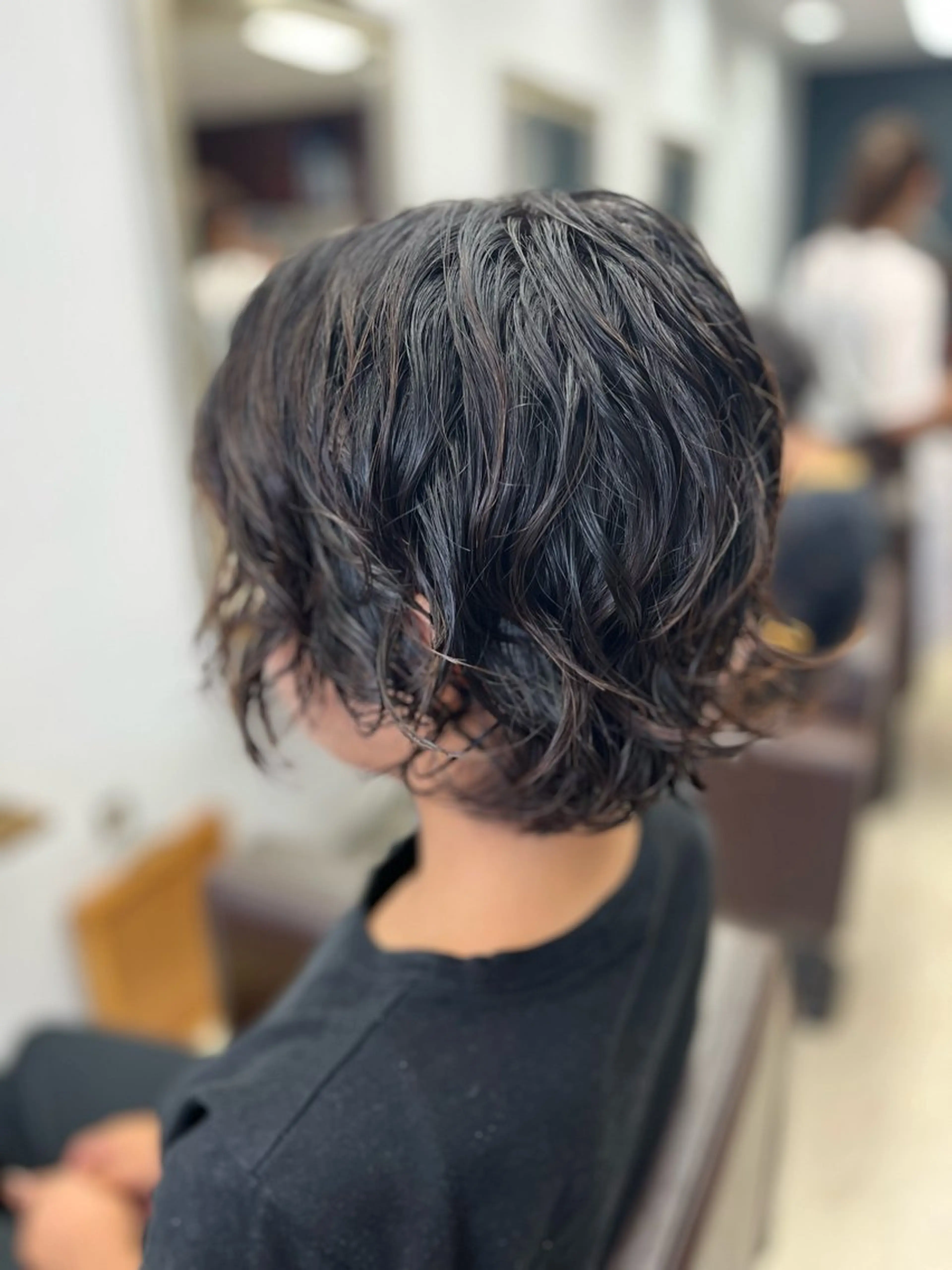 ショート パーマ ヘアアレンジ カット パーマ Crescere所属・小島 凜のヘアスタイル