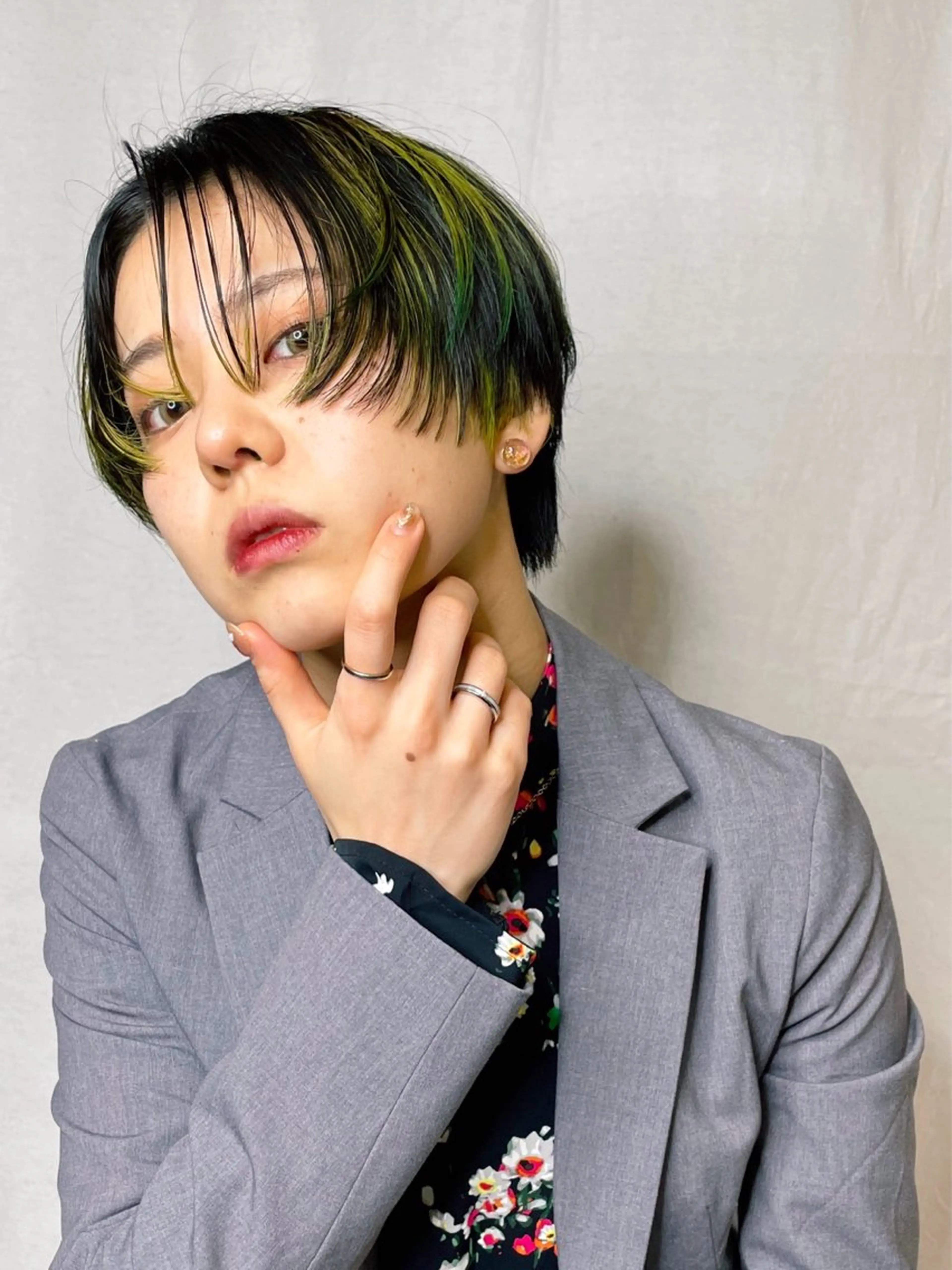 ショート カラー ボブ ショートヘア OPShair　ANELLO所属・ショート/ボブ/ メンズ/縮毛矯正のヘアスタイル