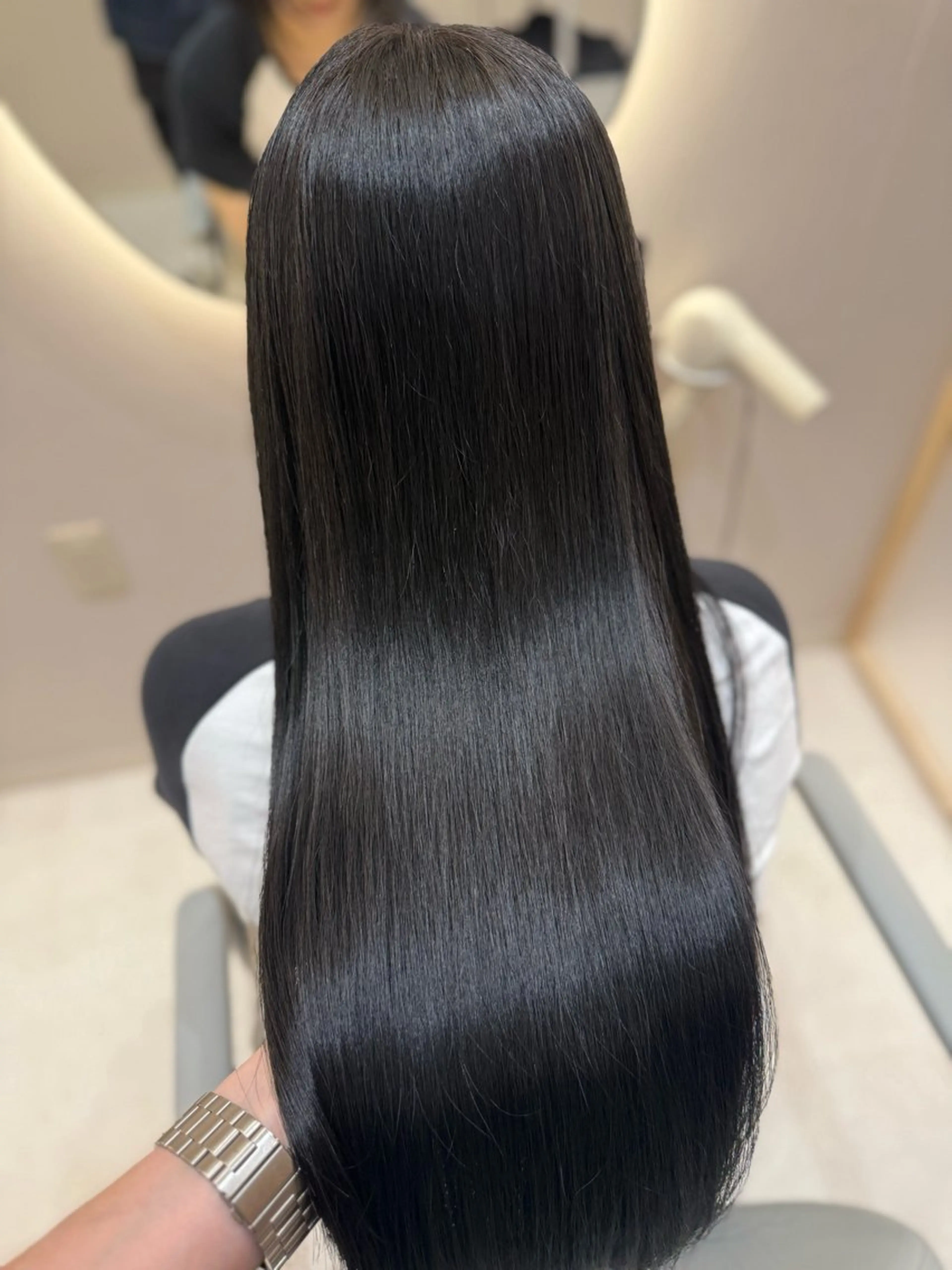 ロング カラー カット ヘアカラー トリートメント 🥇ブリーチ無し 透明感🥇佐藤のヘアスタイル