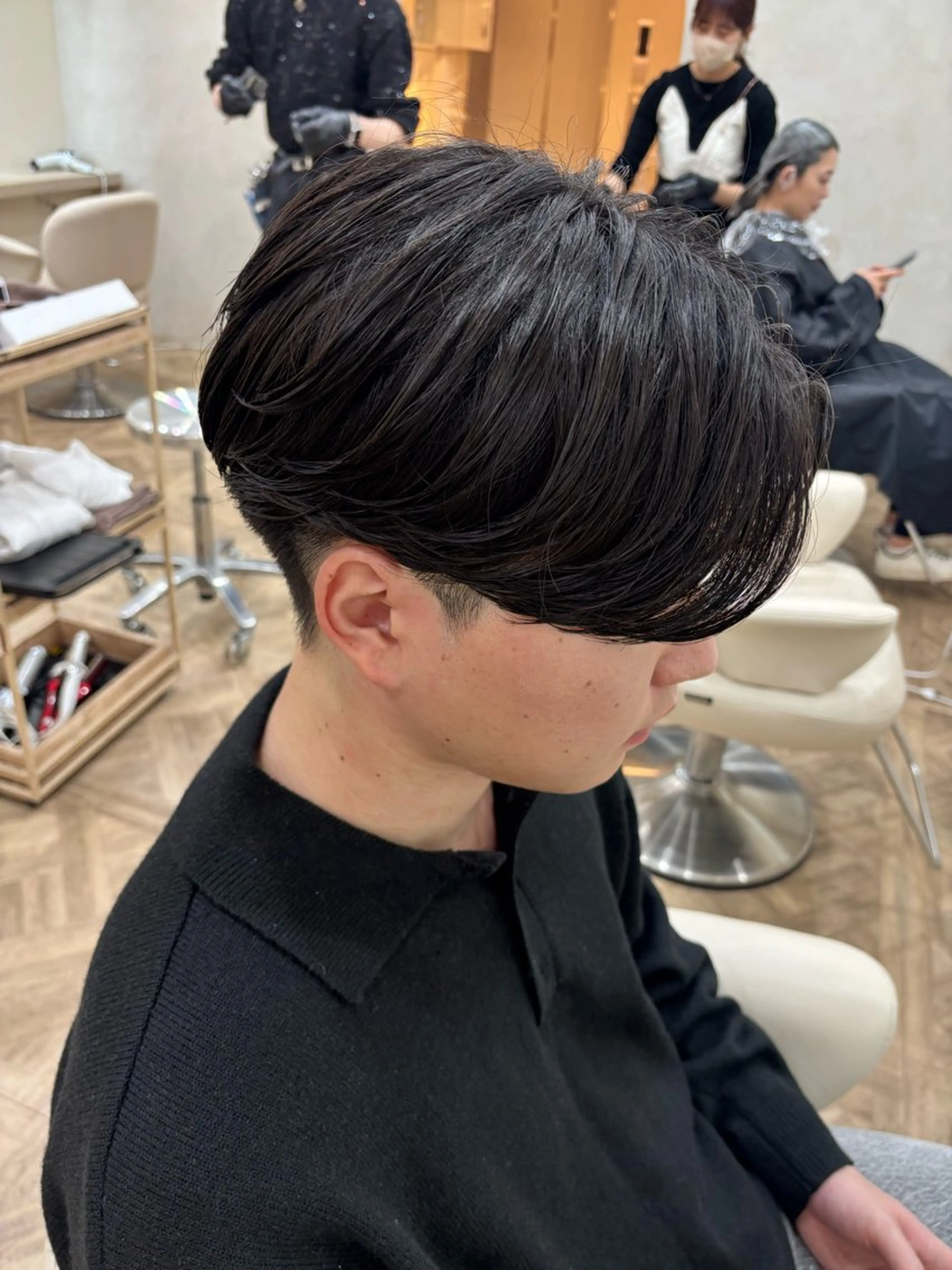 ショート パーマ メンズ メンズパーマ ニュアンスパーマ カット パーマ トリートメント パーマ職人DAIKI ツイスパ/波巻きのヘアスタイル