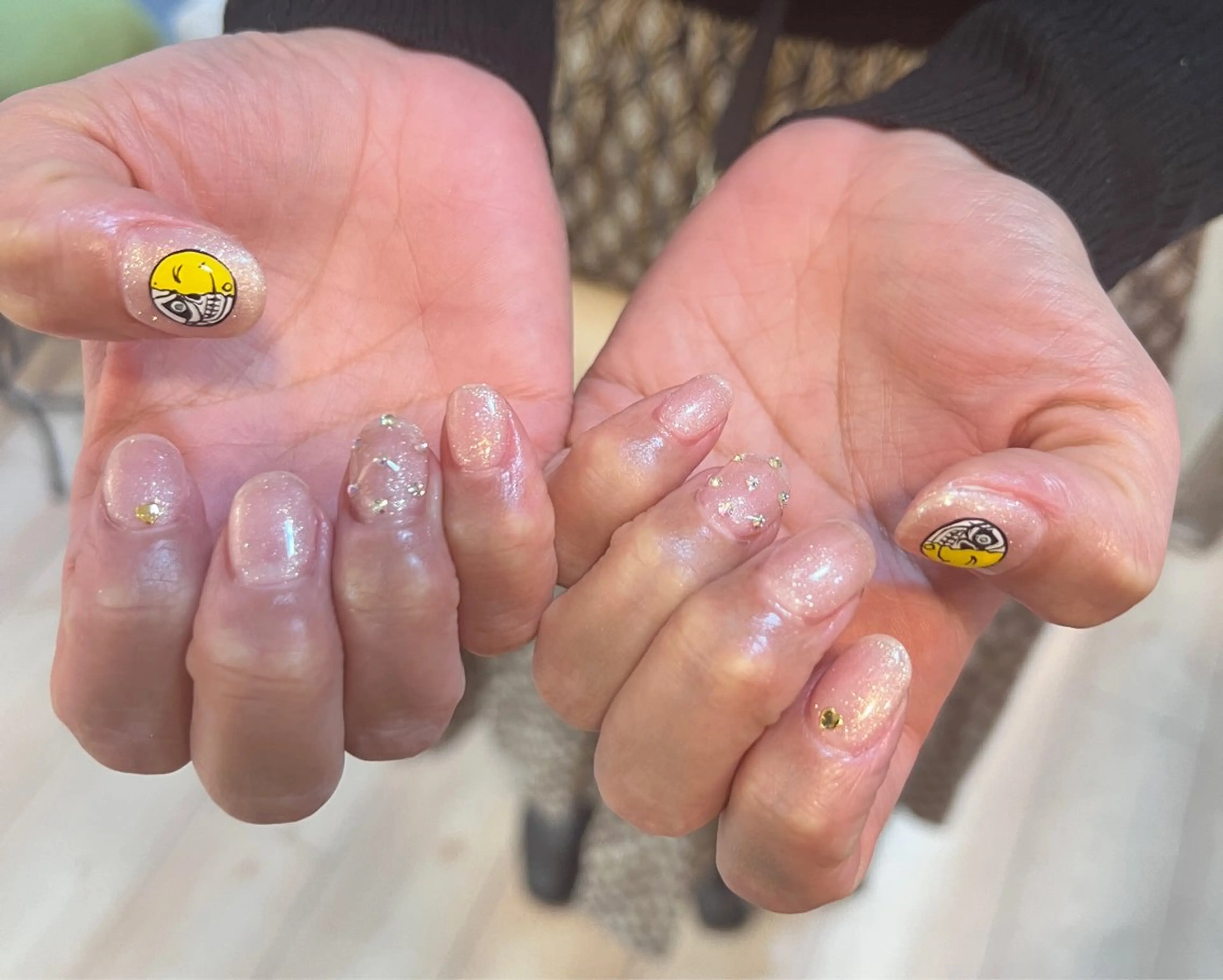 ネイル 持ち込み いちじゅう あおいのネイルデザイン