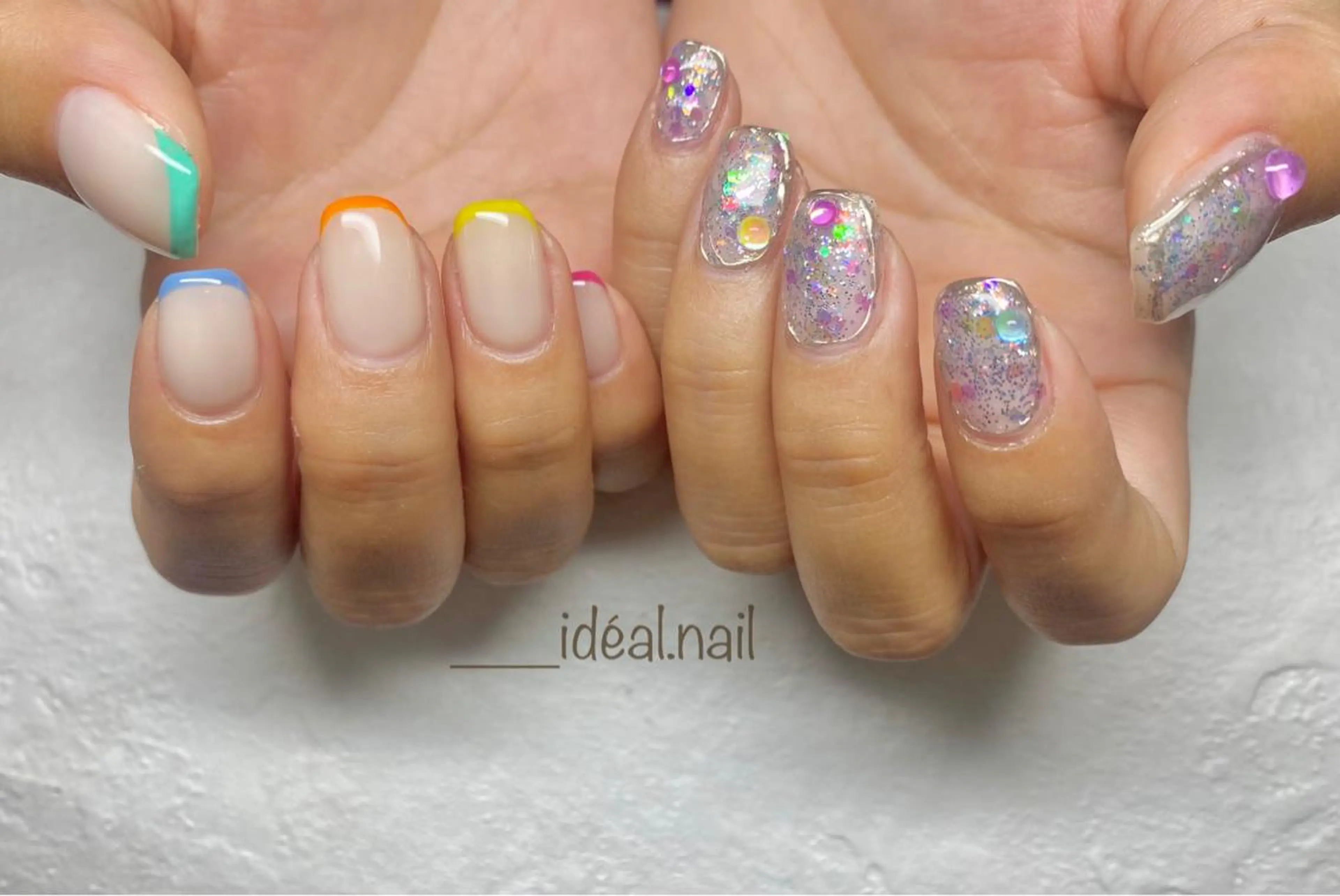 ネイル キラキラネイル ide. Mikiのネイルデザイン