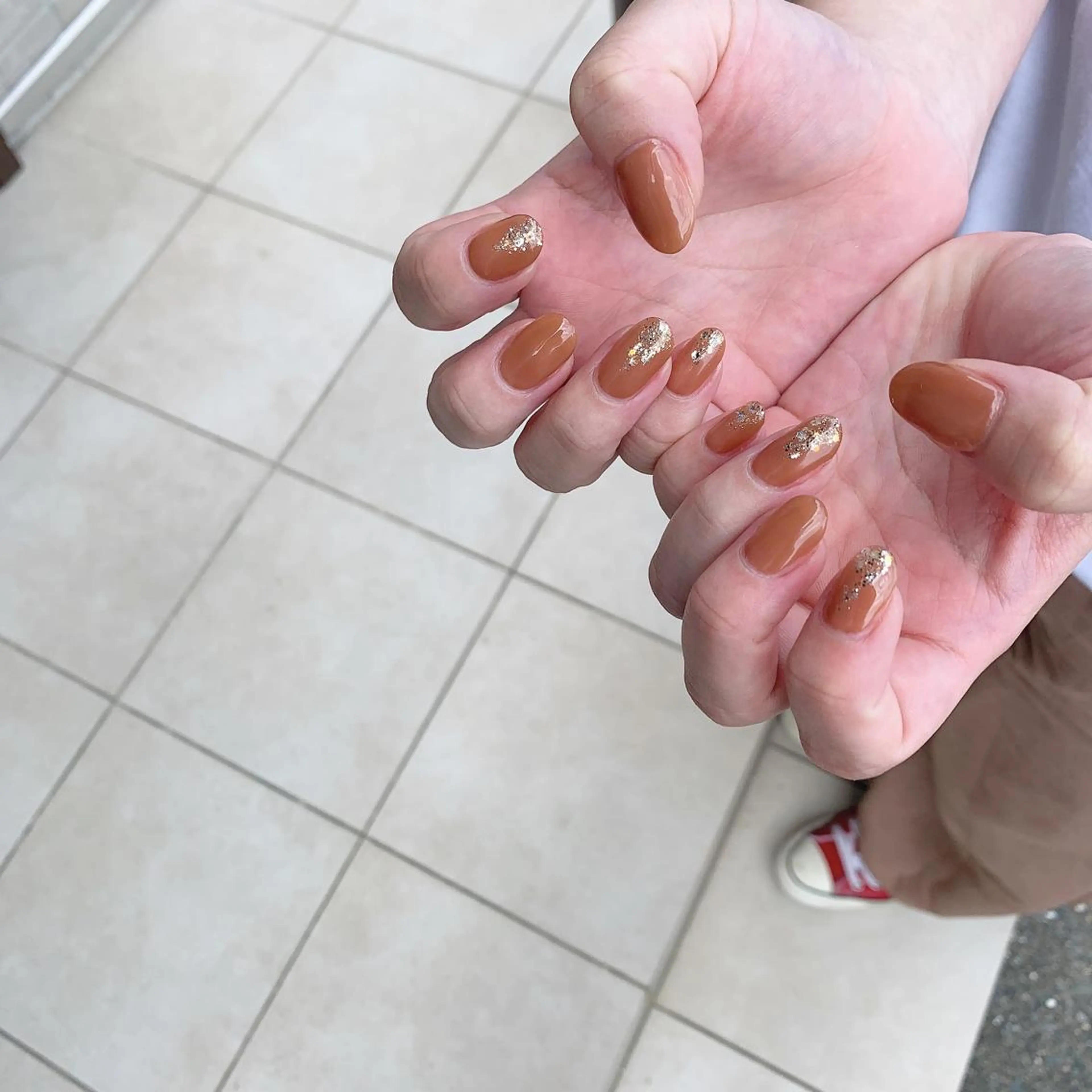 ネイル オレンジ sereha nailのネイルデザイン