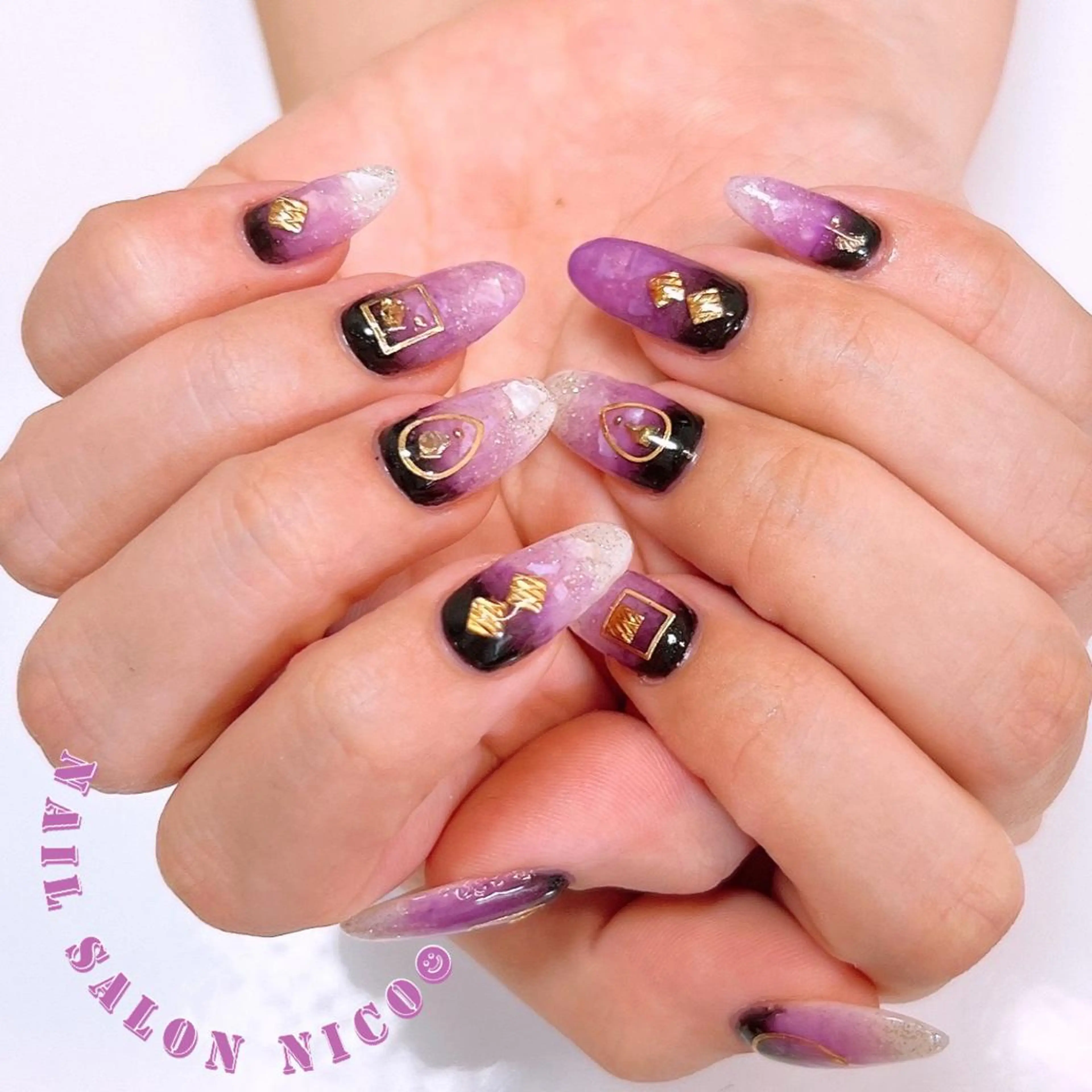 ネイル グラデーション 持ち込み Nail salon nico☻のネイルデザイン