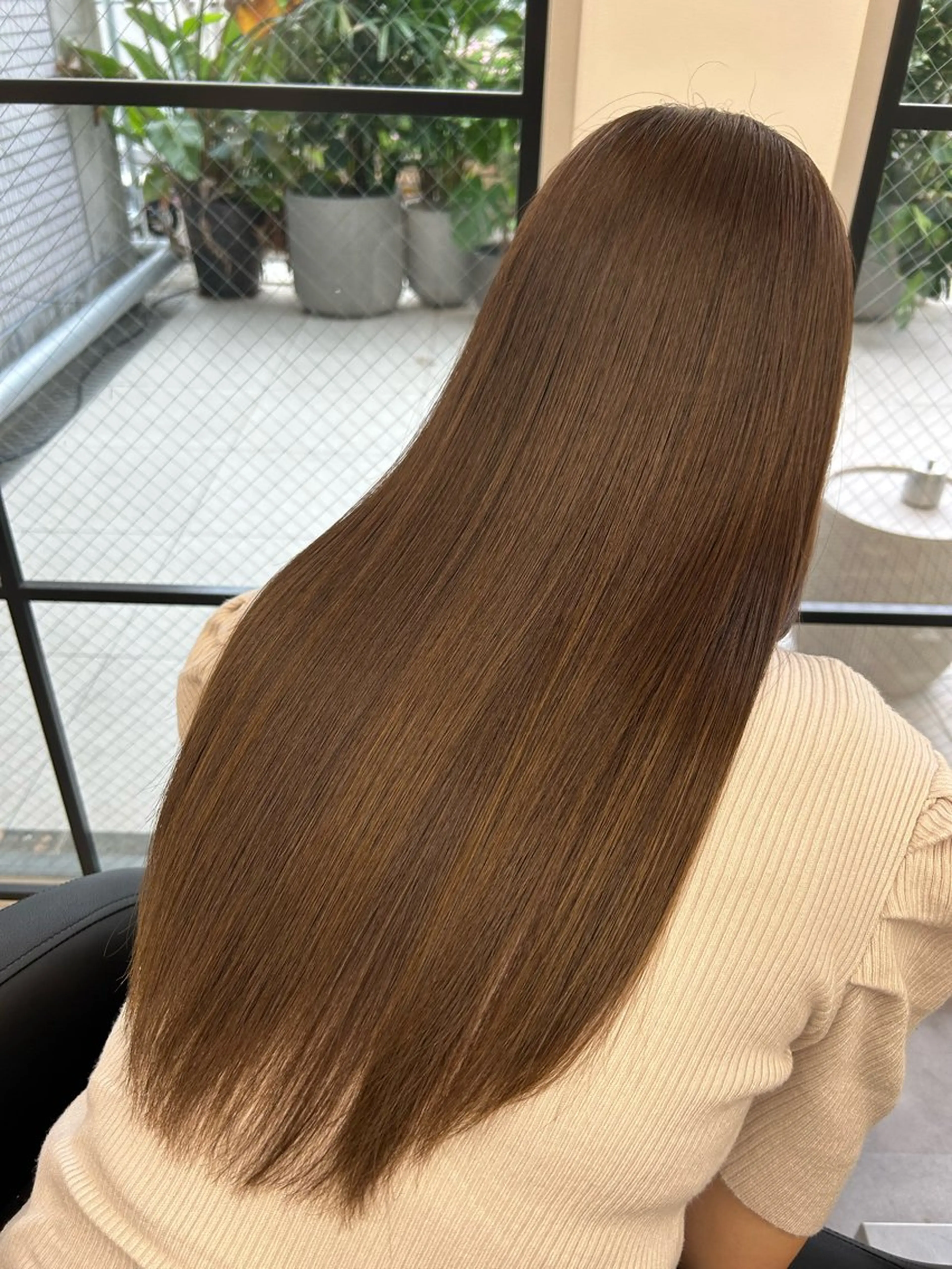 ロング シールエクステ/ 美髪カラー/茉央のヘアスタイル