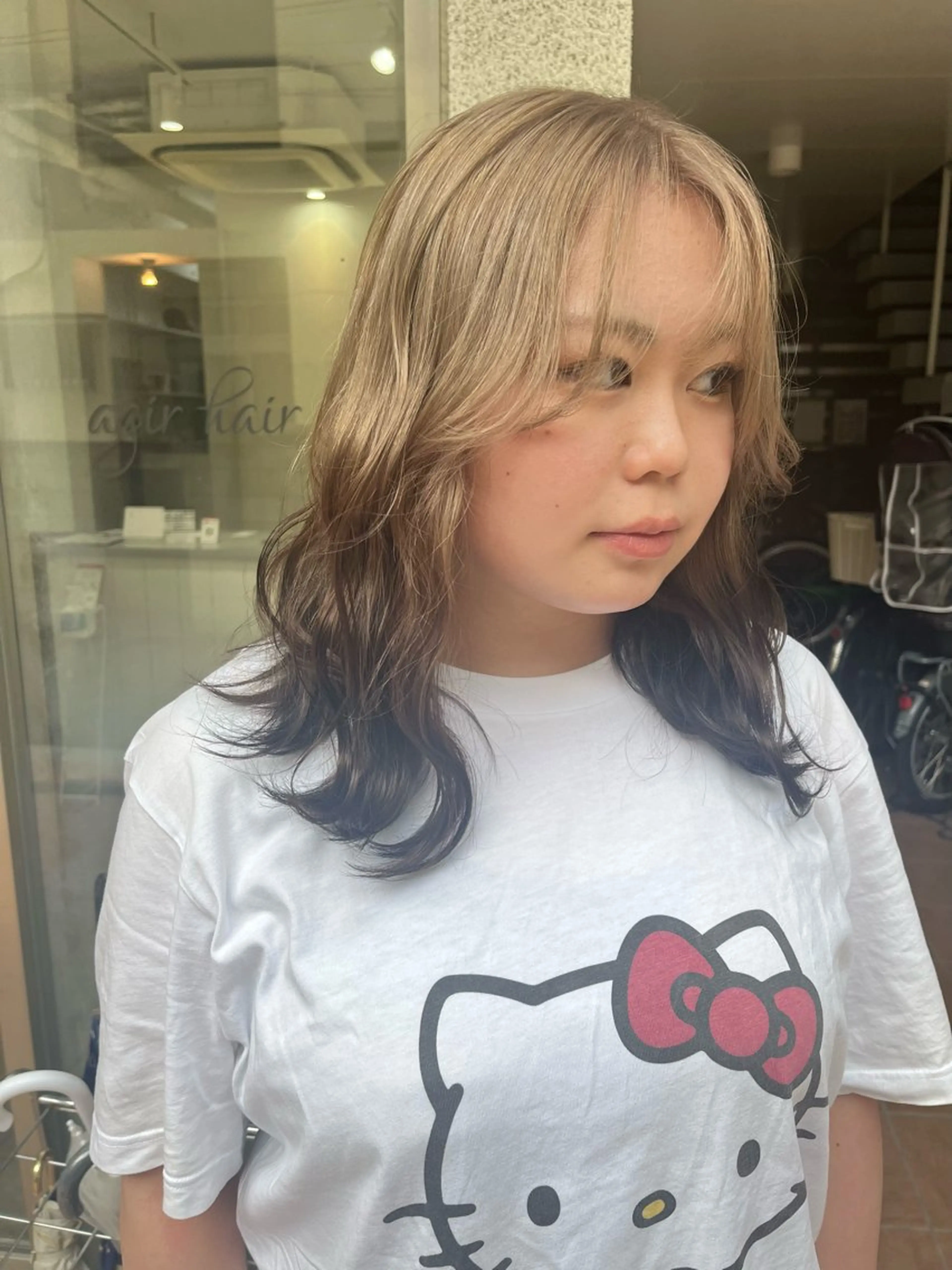 ロング ヘアカラー 韓国風透明感カラー 💎YUI💎のヘアスタイル