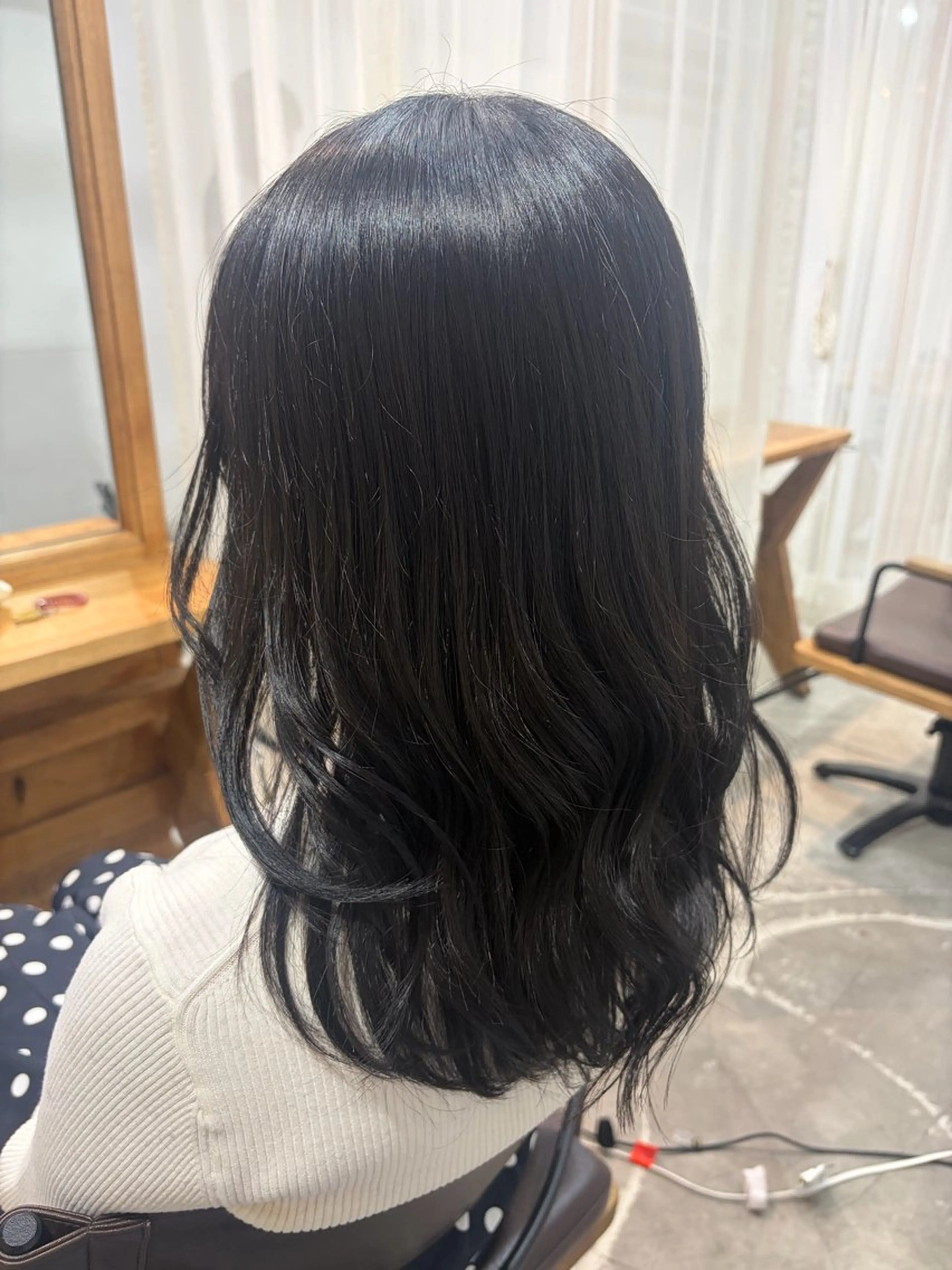 ロング カット ヘアカラー メンズモデル/金山・ 栄美容院/田口流名のヘアスタイル