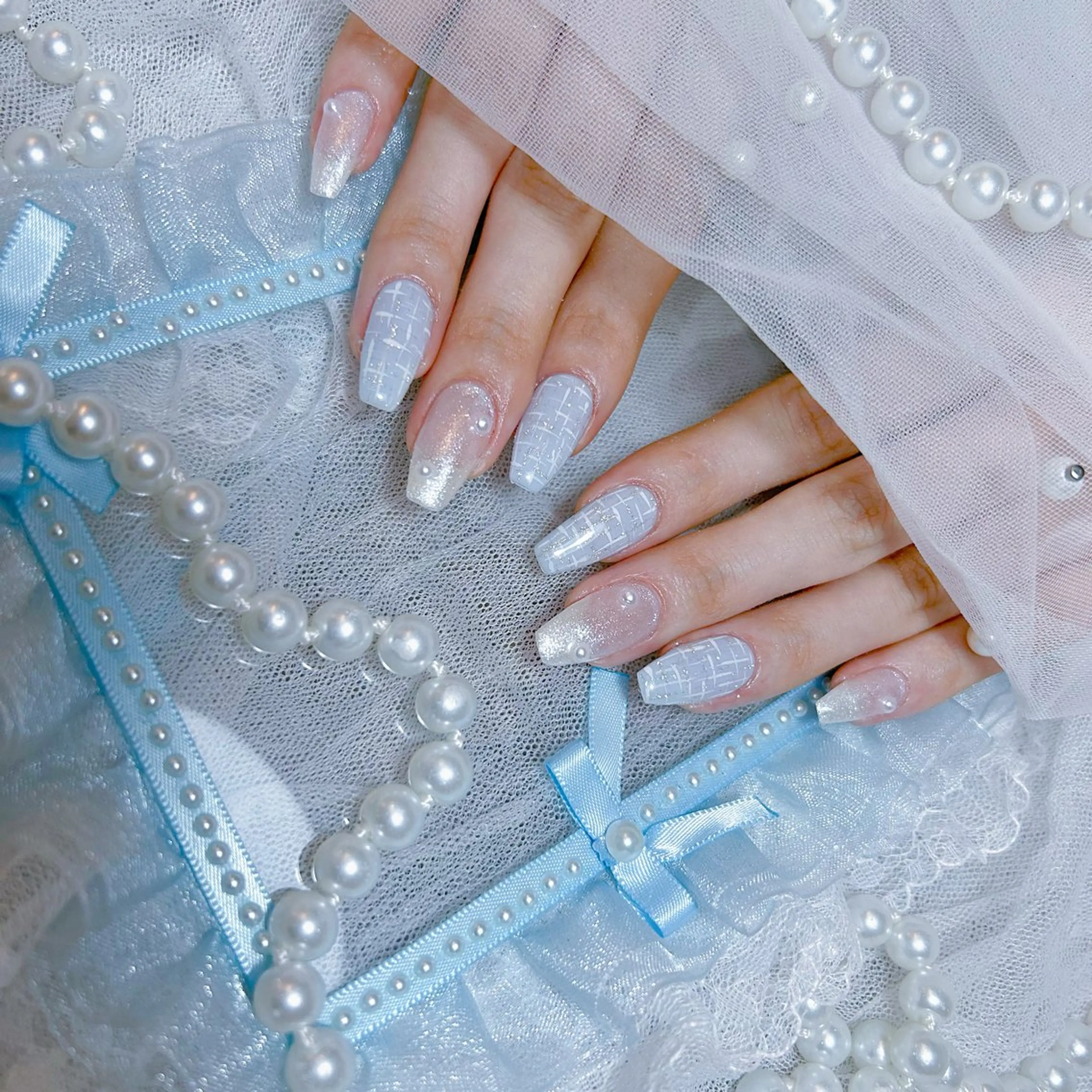 ネイル Yudia🩵 Yuiのネイルデザイン