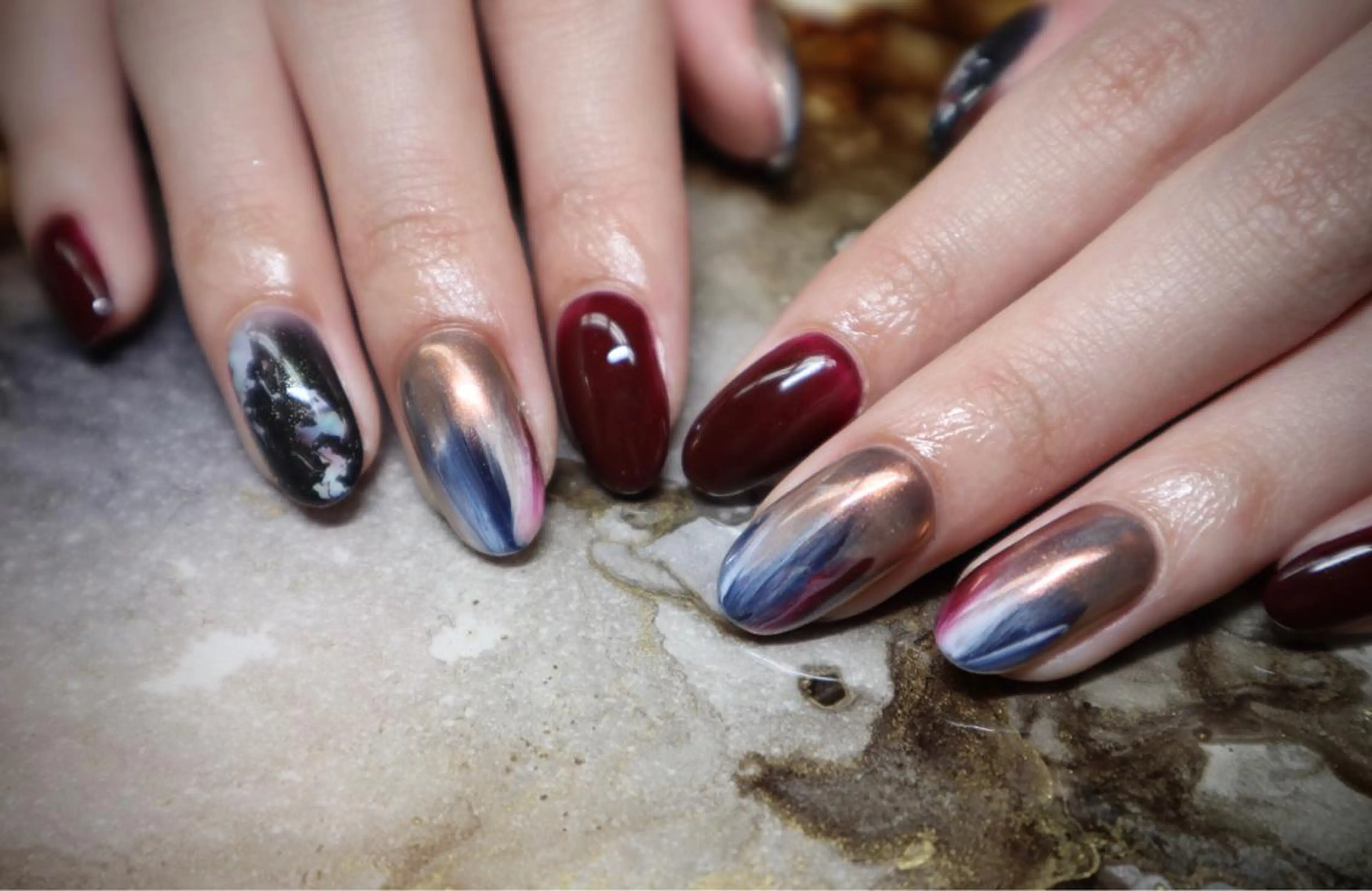 ネイル ハンドネイル 小河 仁美のネイルデザイン