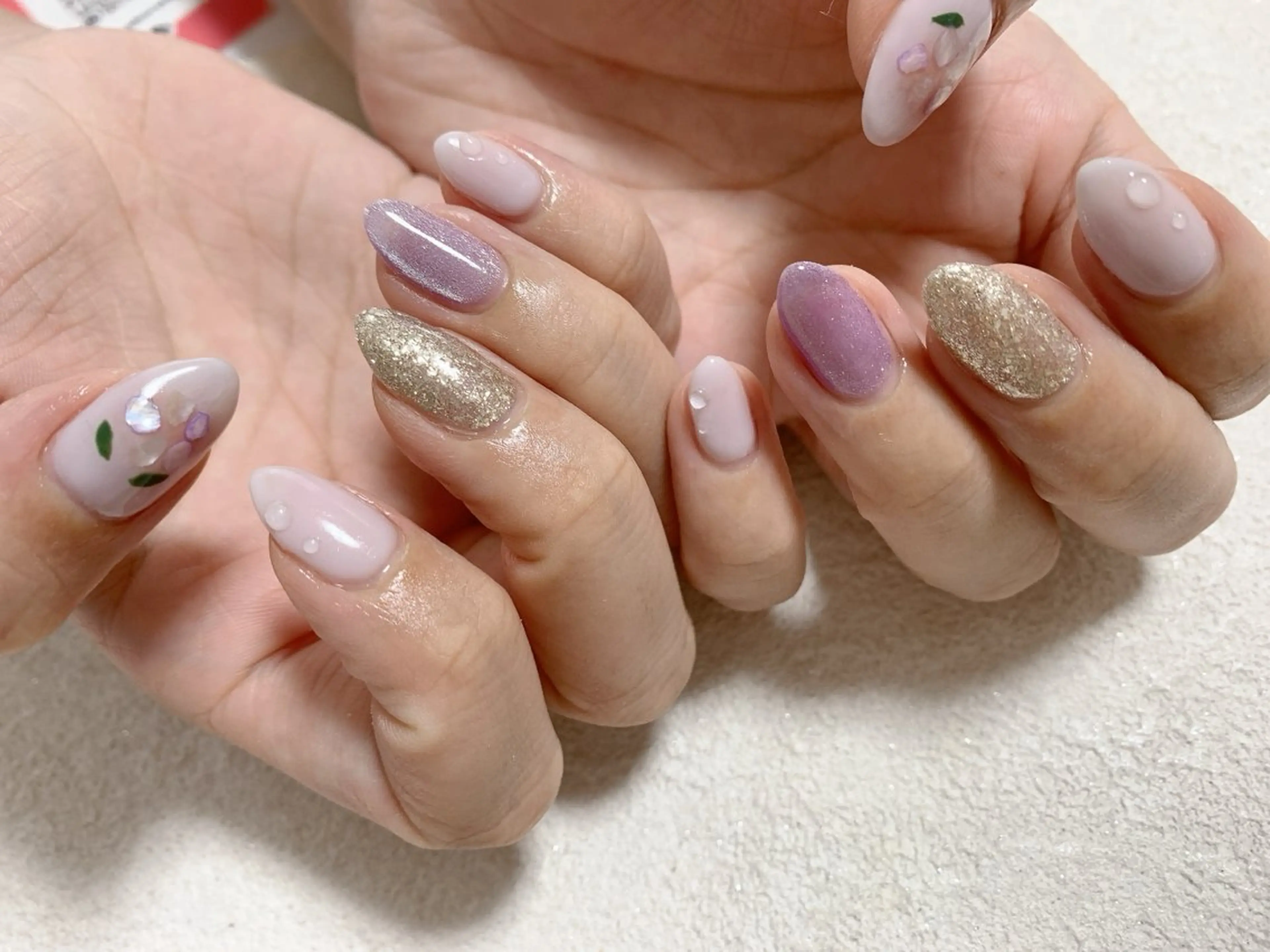 ネイル ジェルネイル マグネットネイル メンズネイル パラジェル 春ネイル kiki nail たまプラーザのネイルデザイン