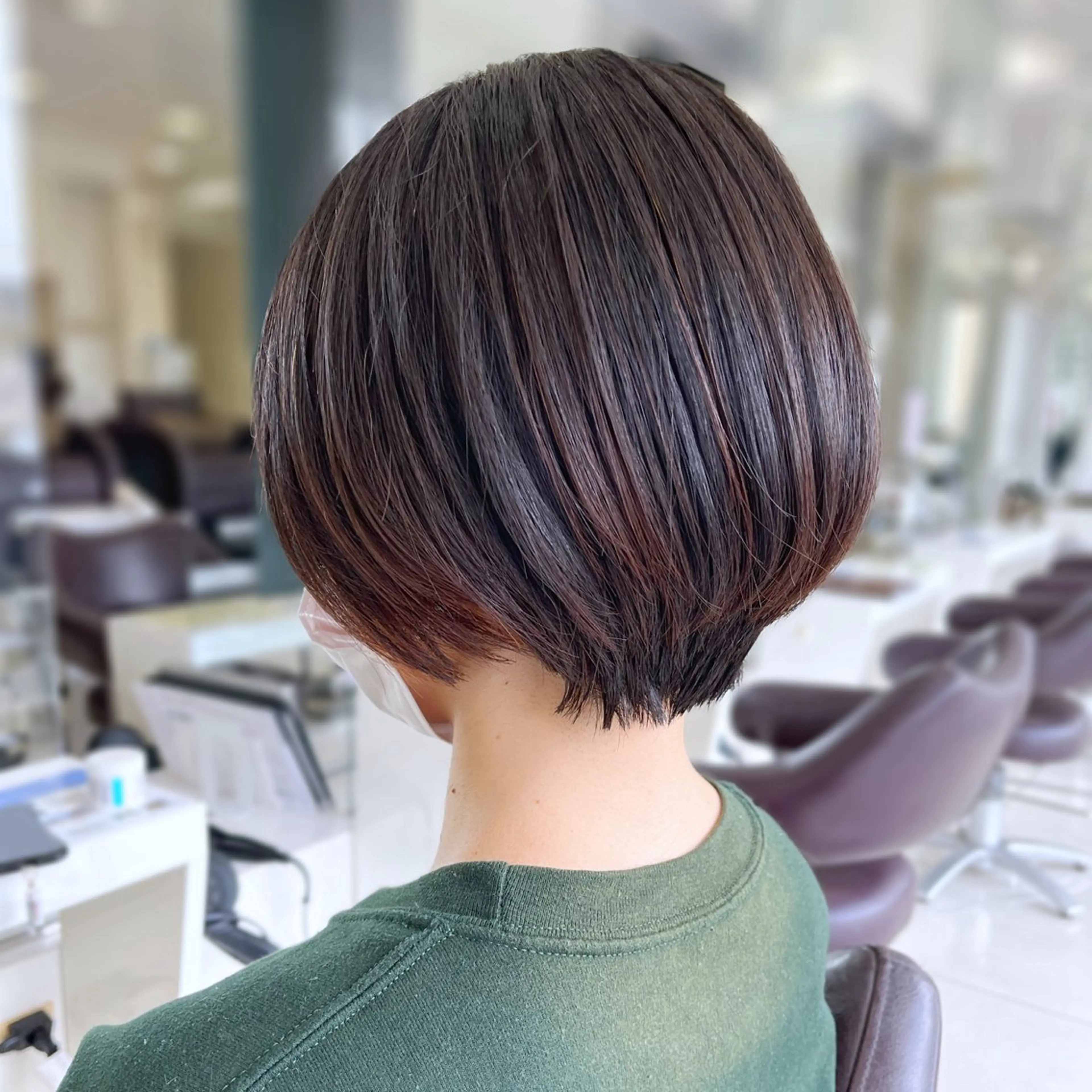 ショート 赤みなしカラー/梅田 /レイヤー/IORIのヘアスタイル