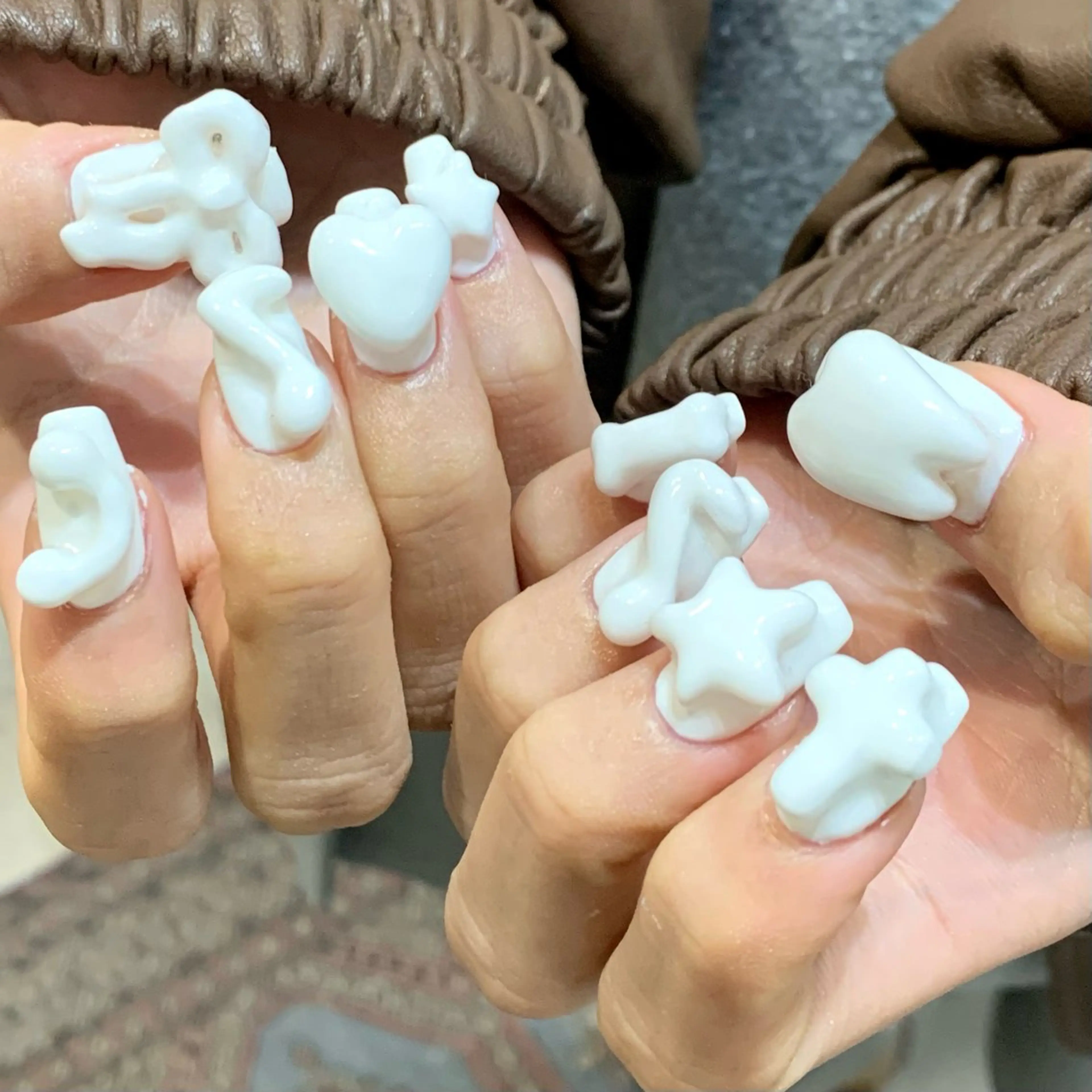 ネイル ハンドネイル 0203ムニムサン 💙Sayakaのネイルデザイン