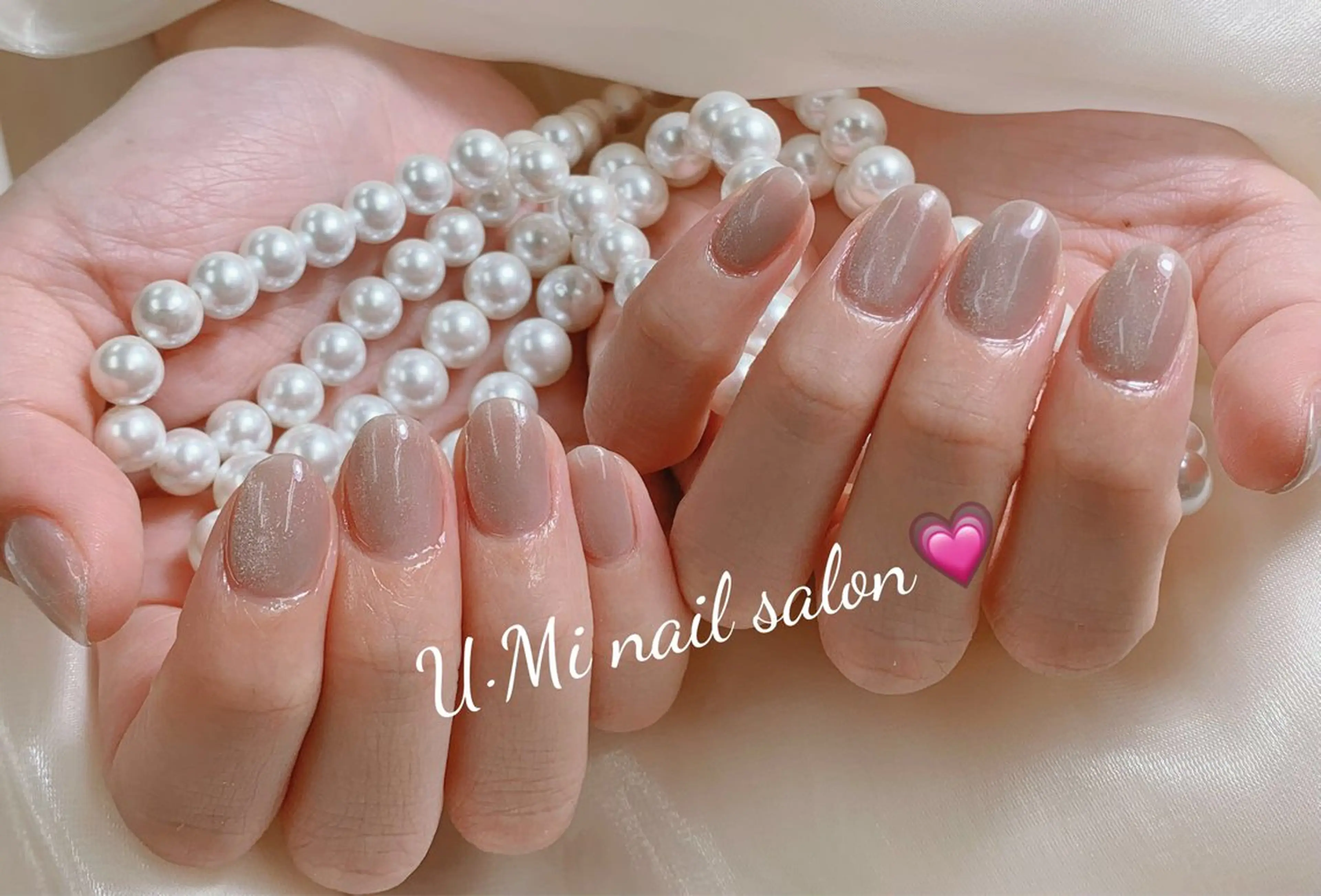 ネイル マグネットネイル マグネットワンカラー ワンカラーネイル Ｕ·Mi nail salon所属・u・mi  上野御徒町パラジェルのネイルデザイン
