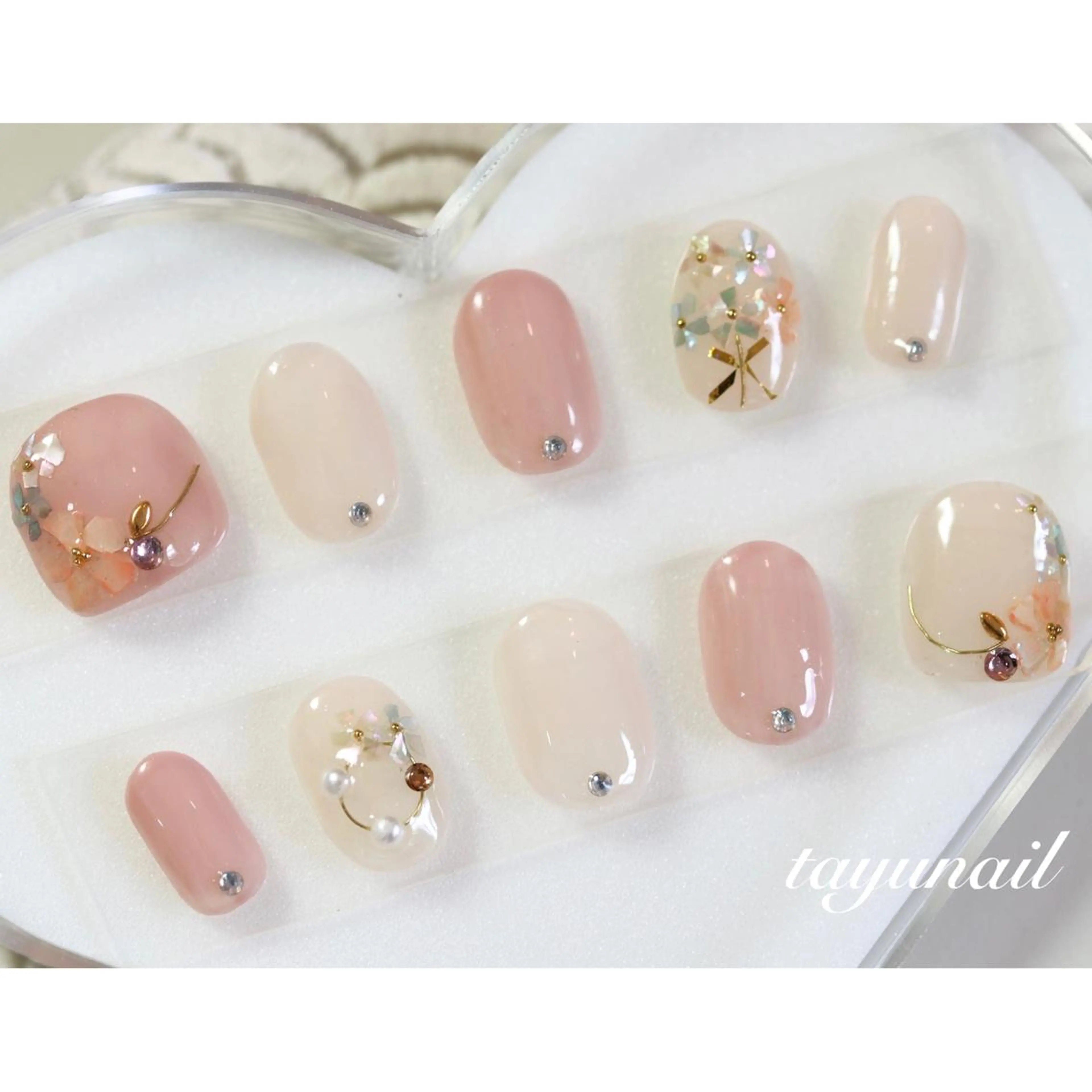 ネイル ネイルサロン・ネイルスクール　たゆnail所属・ネイルサロン 【たゆnail】のネイルデザイン